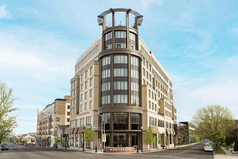 Hotel Exterior with Rooftop Bar