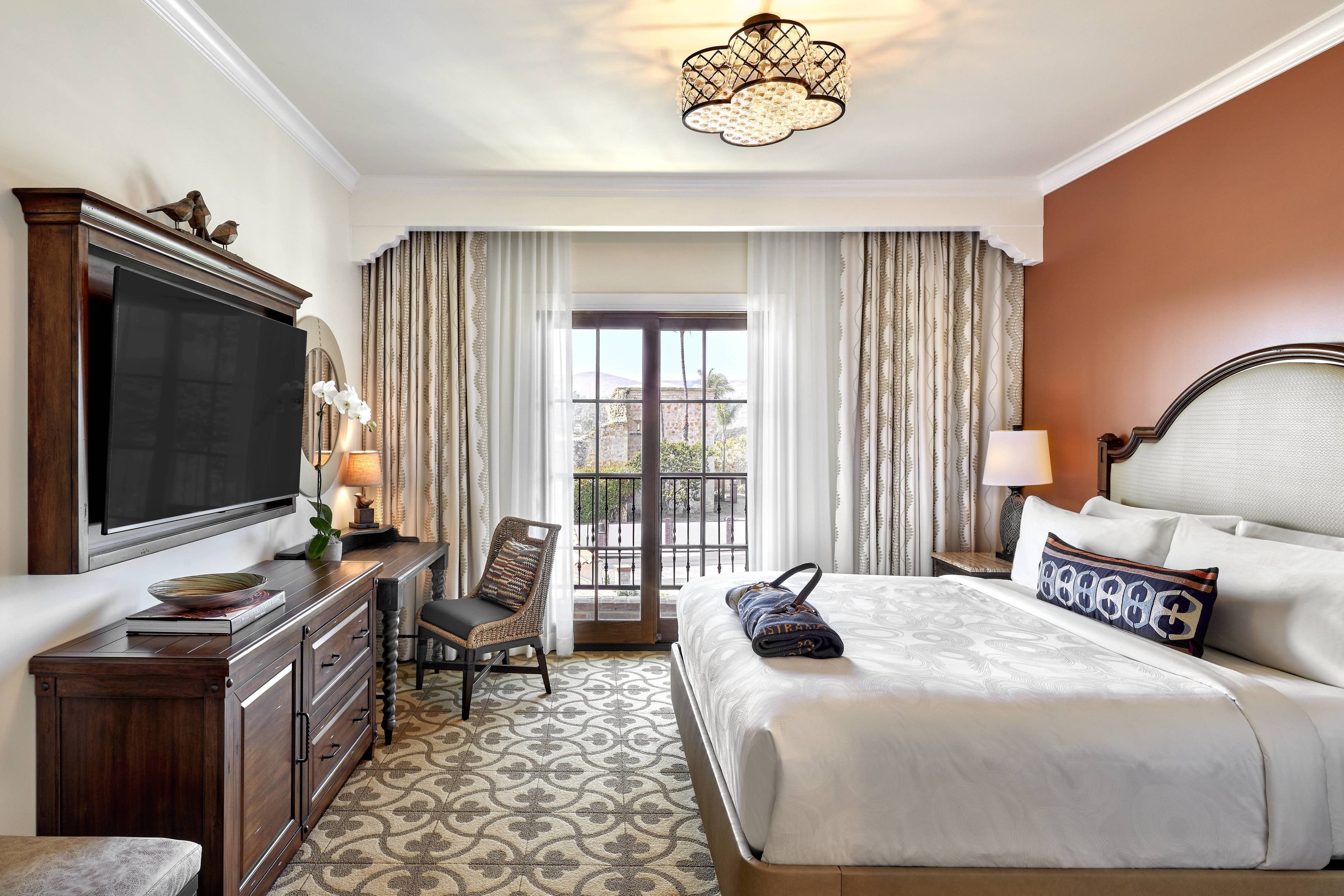 Inn at the Mission San Juan Capistrano Autograph Collection-guestroom-One-Bedroom Suite - Bedroom.jpg