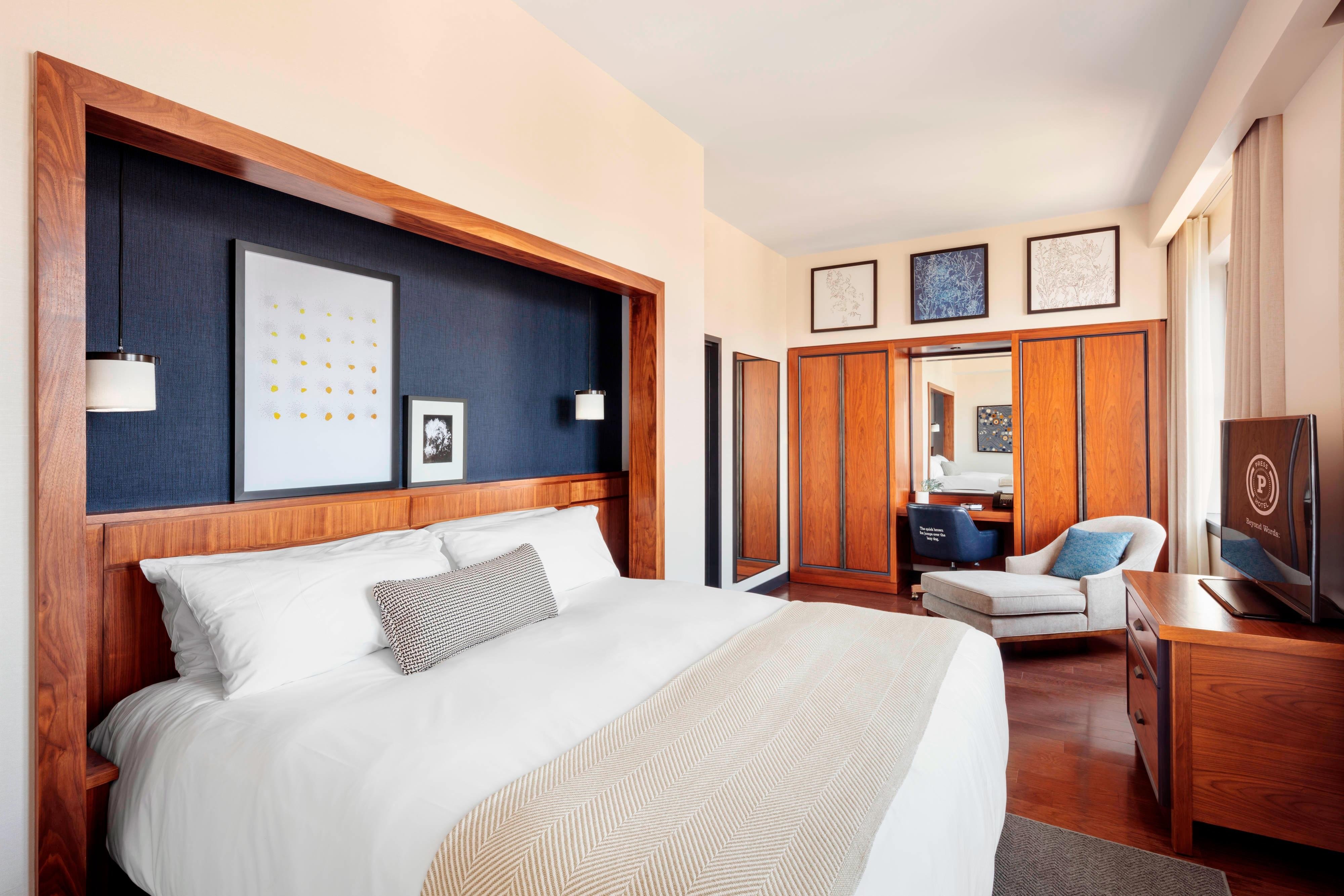 The Press Hotel Autograph Collection-guestroom-Penthouse Suite Bedroom.jpg