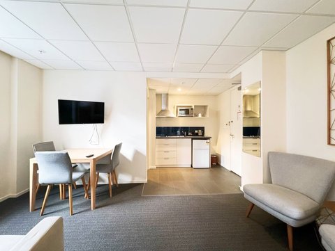 Two Bedroom Apartment Kitchen And Dining