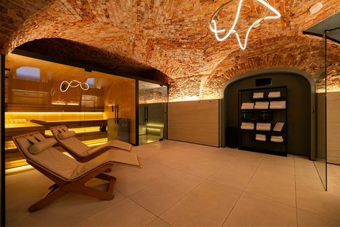 Welness space at the Verte, Warsaw