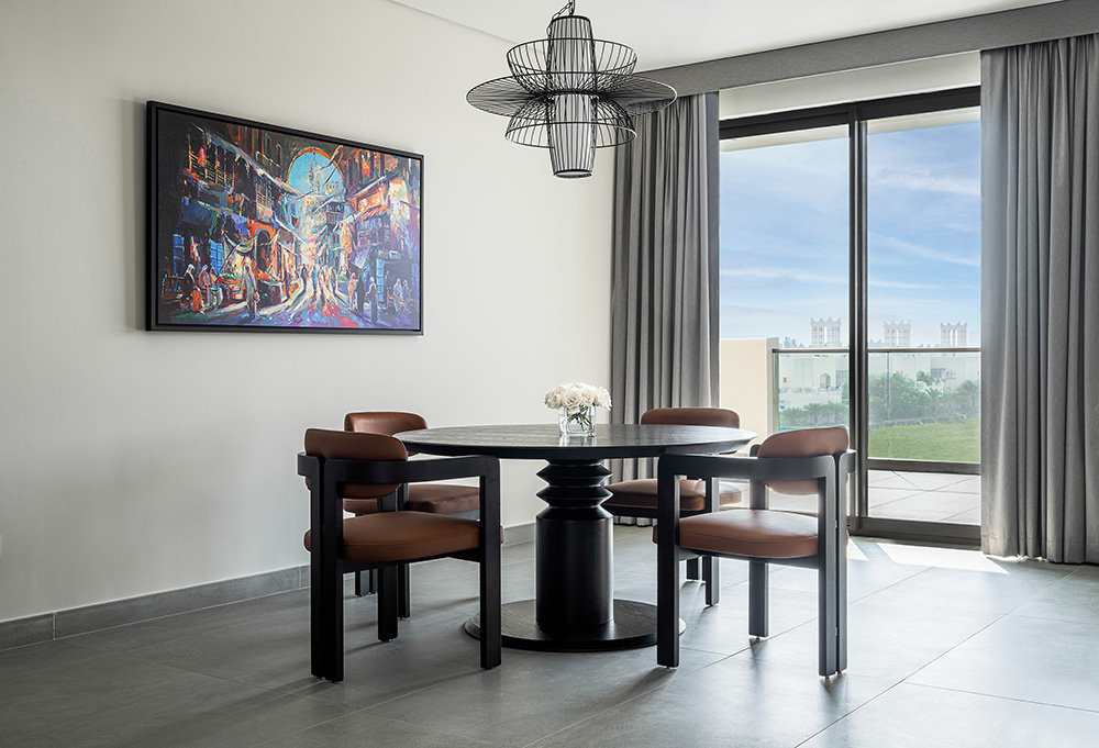 FRASER SUITES AL LIWAN-guestroom-Fraser Suites Al Liwan Two Bedroom Dining Area.jpg