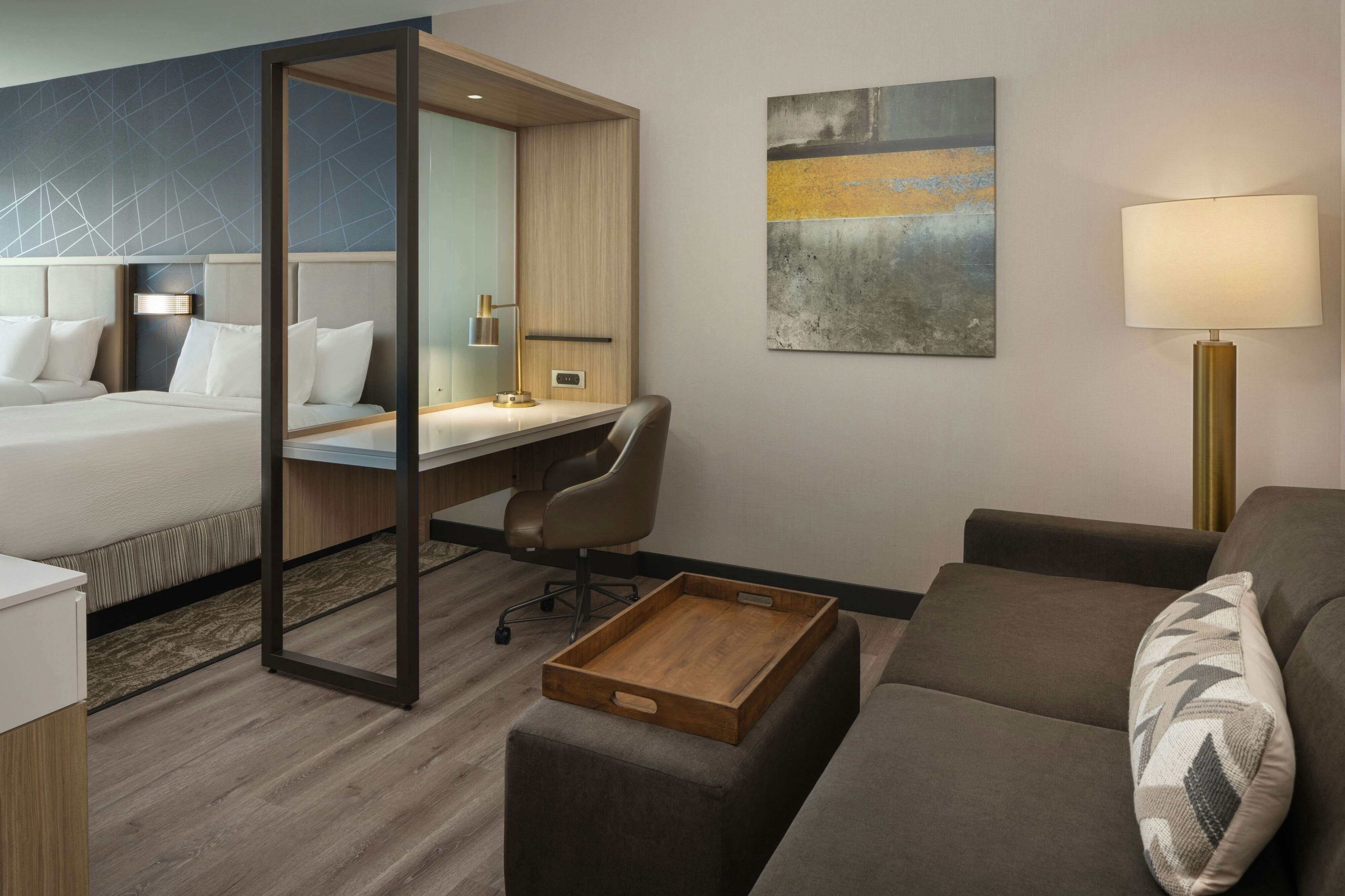 SpringHill Suites by Marriott Newburgh Evansville-guestroom-Two queen beds with desk and 3 in 1 trundle..jpg