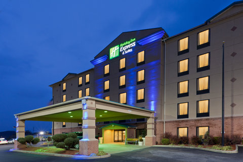 Holiday Inn Express & Suites has a well lit area to welcome you