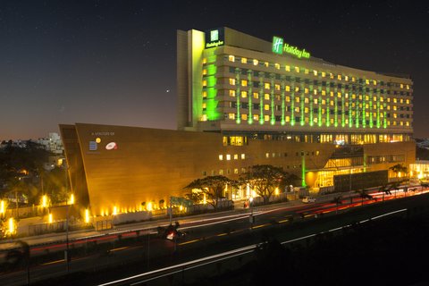 Night view of our landmark hotel in Chennai OMR
