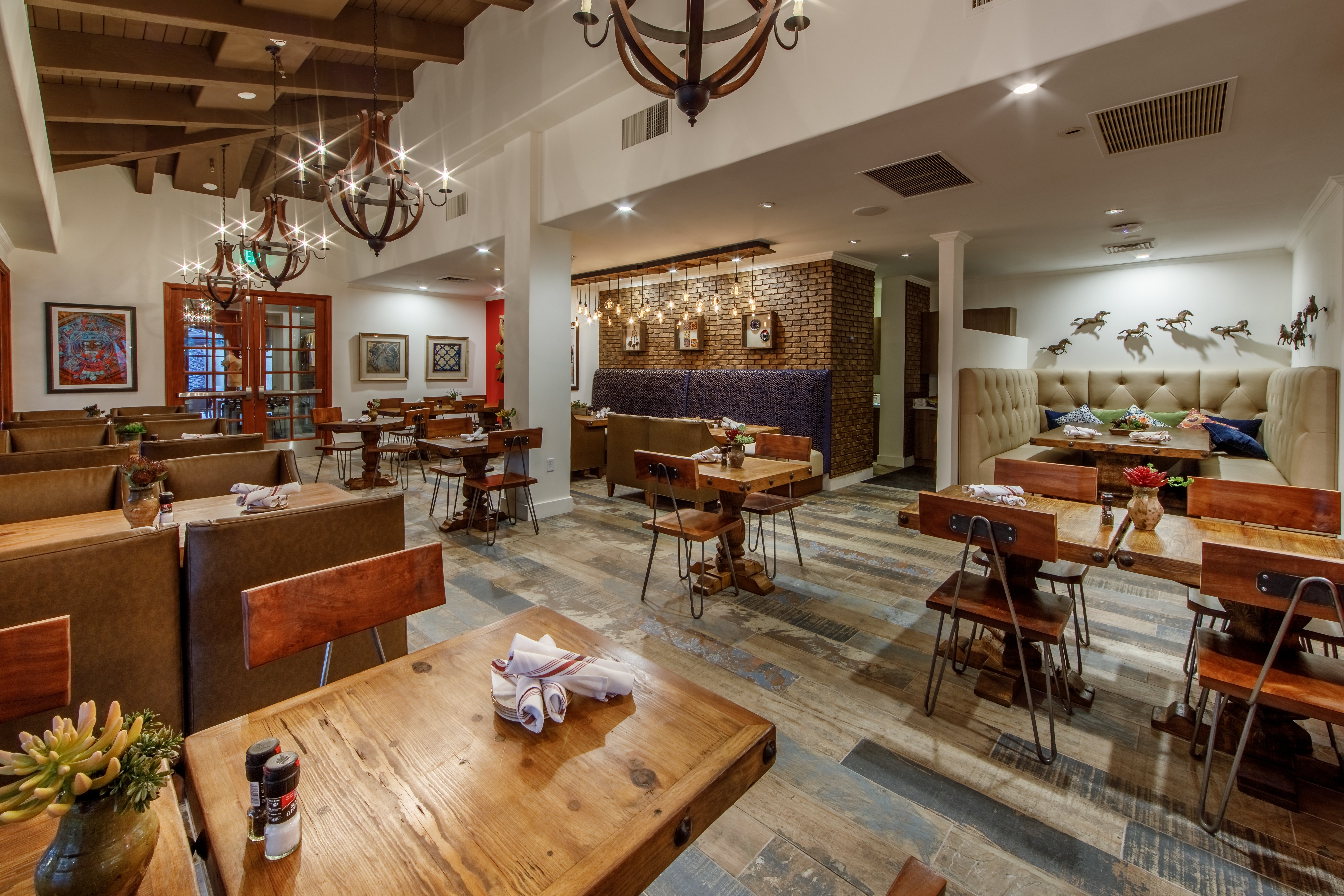 Dine at the ArteZania Kitchen and Cantina located on-site