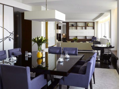 Gather and share delicious meals in this separate dining area