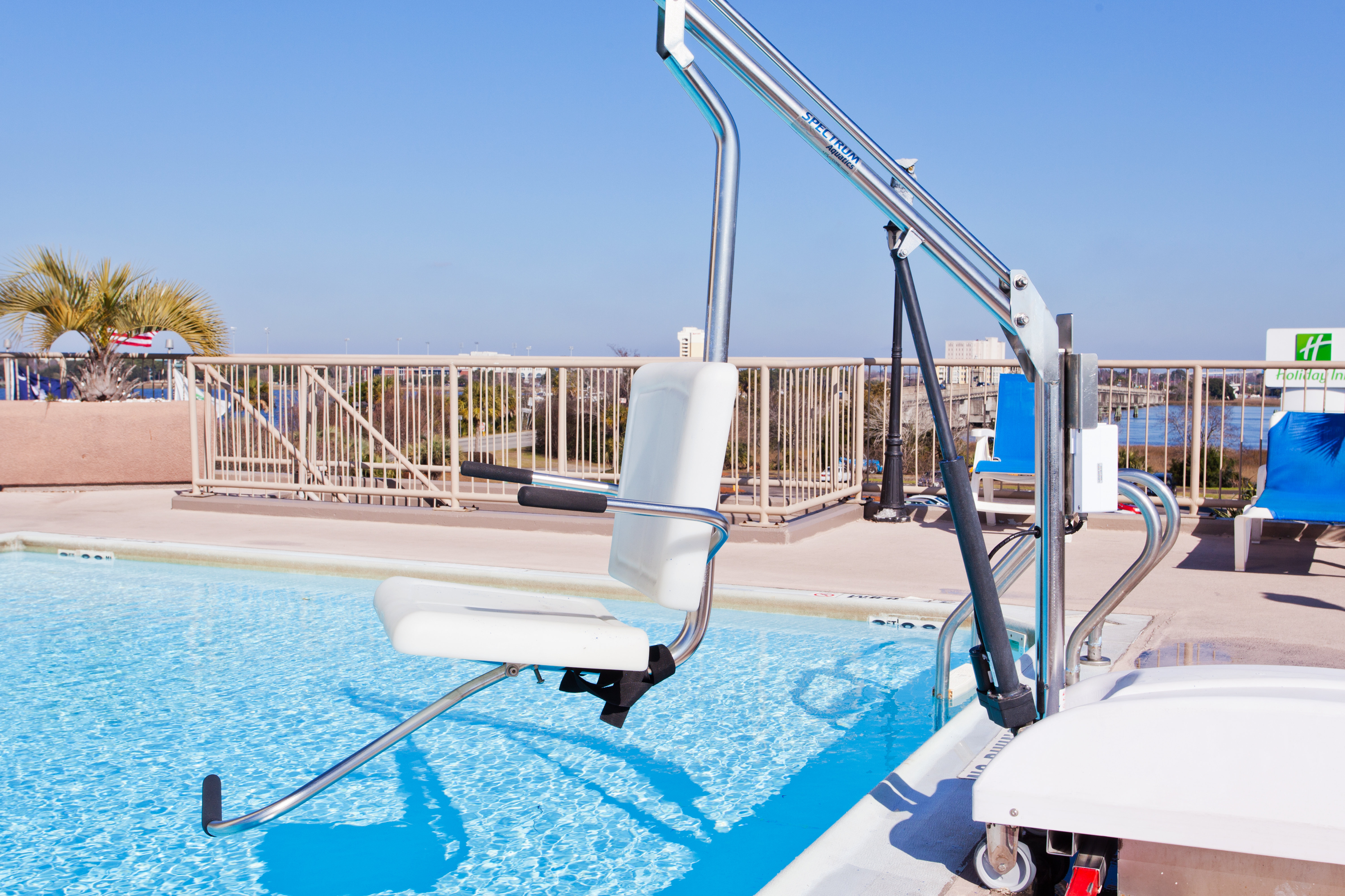 ADA pool chair lift available