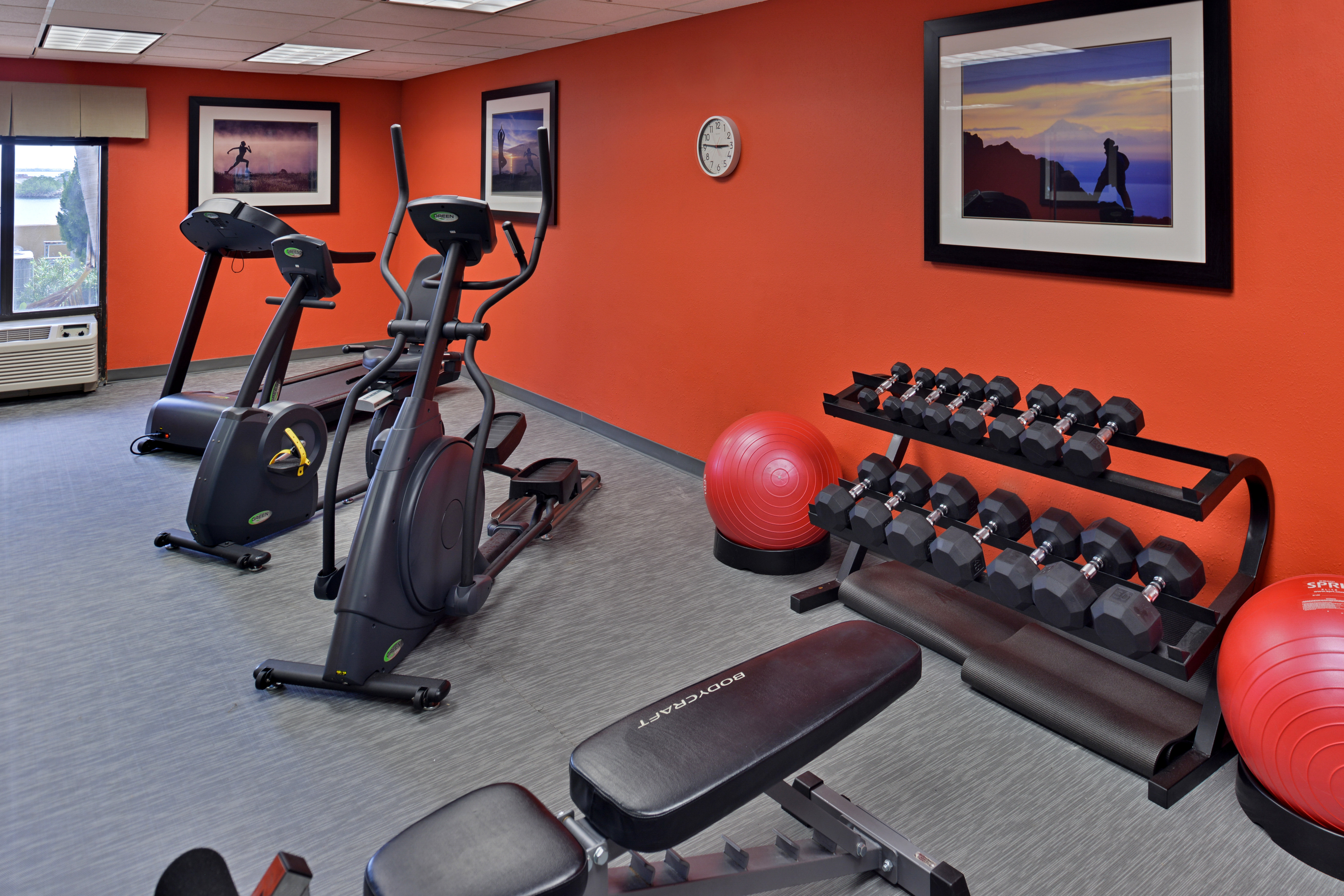 Fitness room offering state of the art equipment 