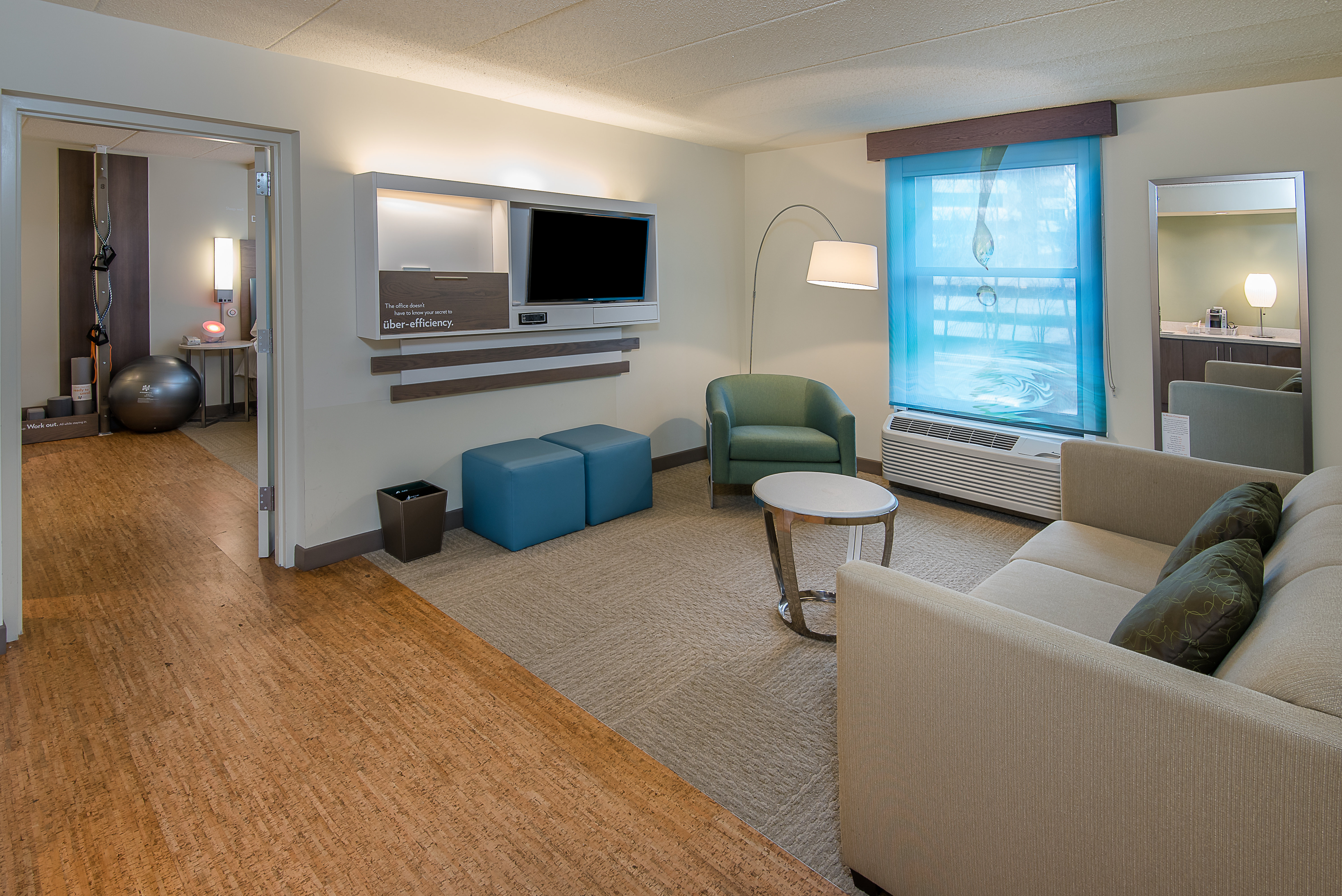 EVEN HOTELS NORWALK BY IHG-guestroom-Enjoy your favorite TV show in our King Suite living area..jpg
