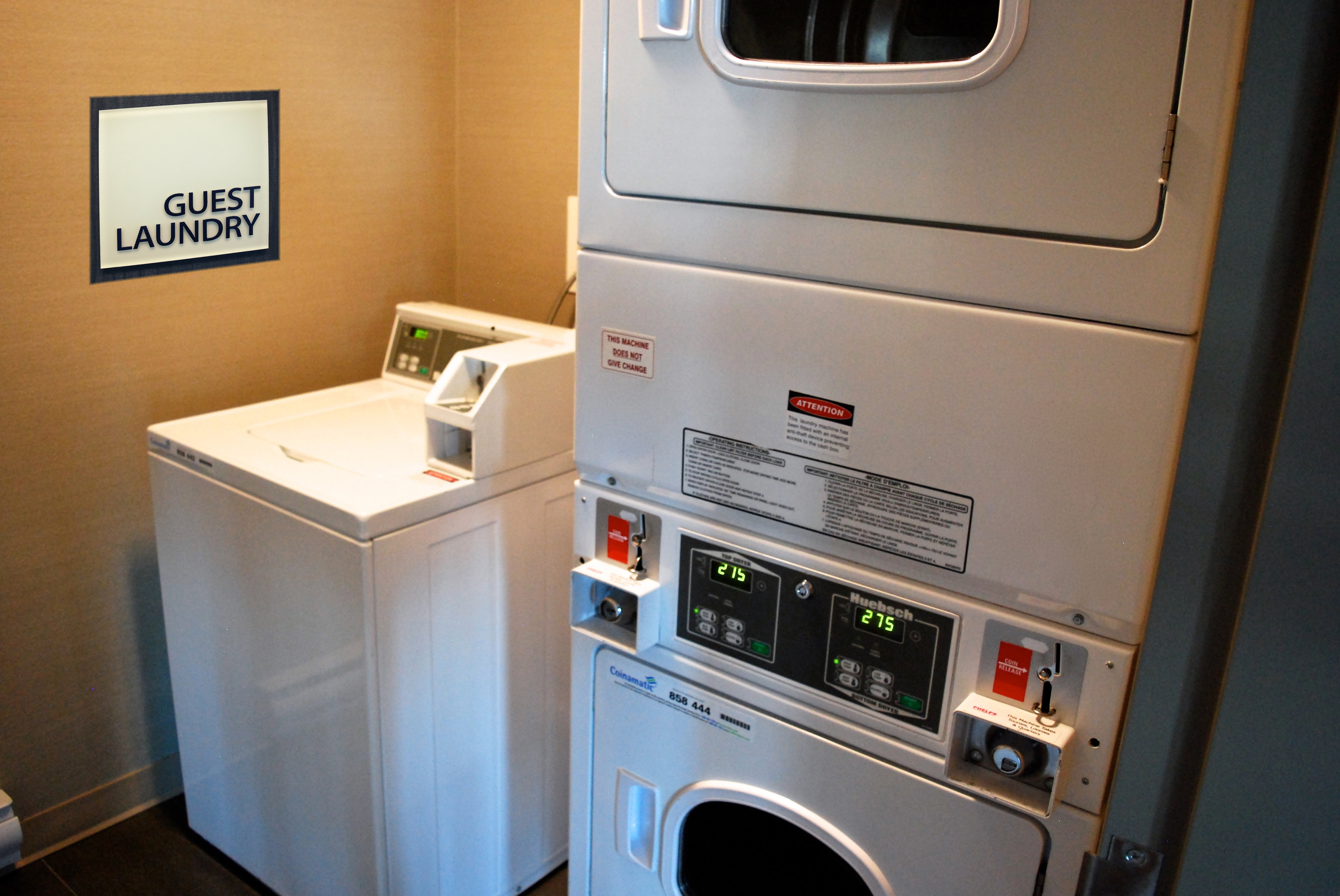 All guests can utilize our on-site self-laundry facilities.