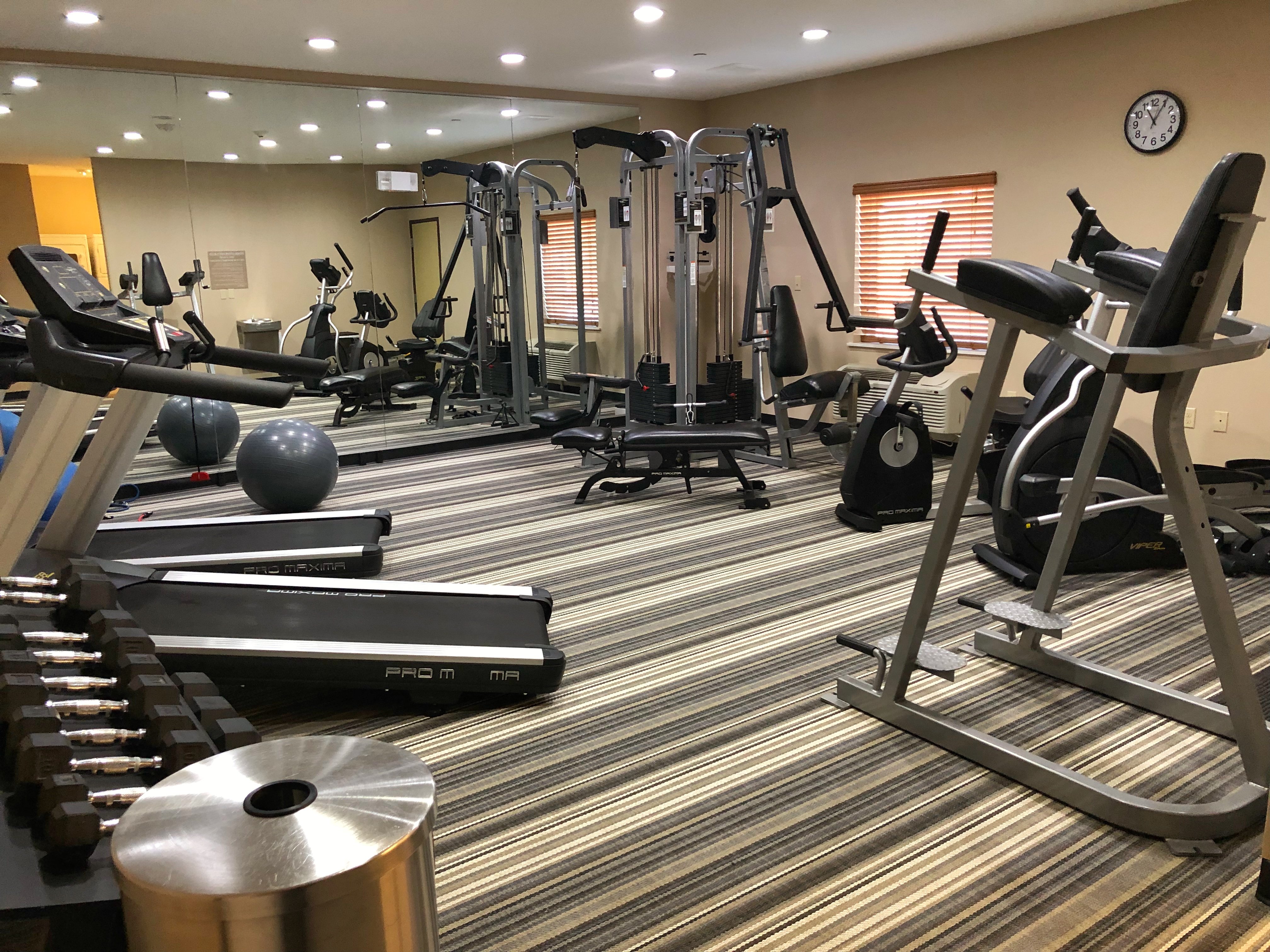Candlewood Suites Houma Fitness Center has a great variety 