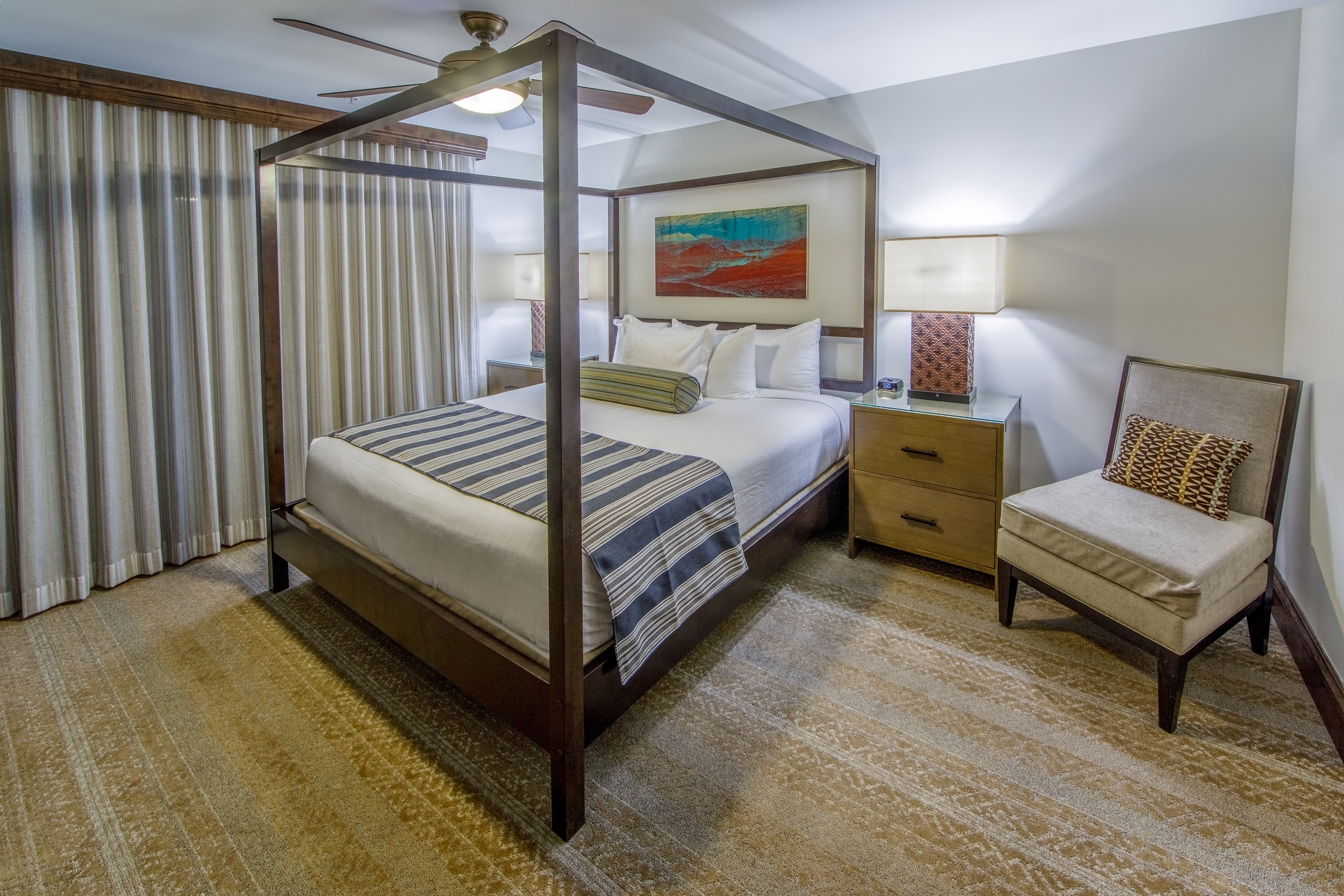 Signature collection guest bedroom with spacious accommodations