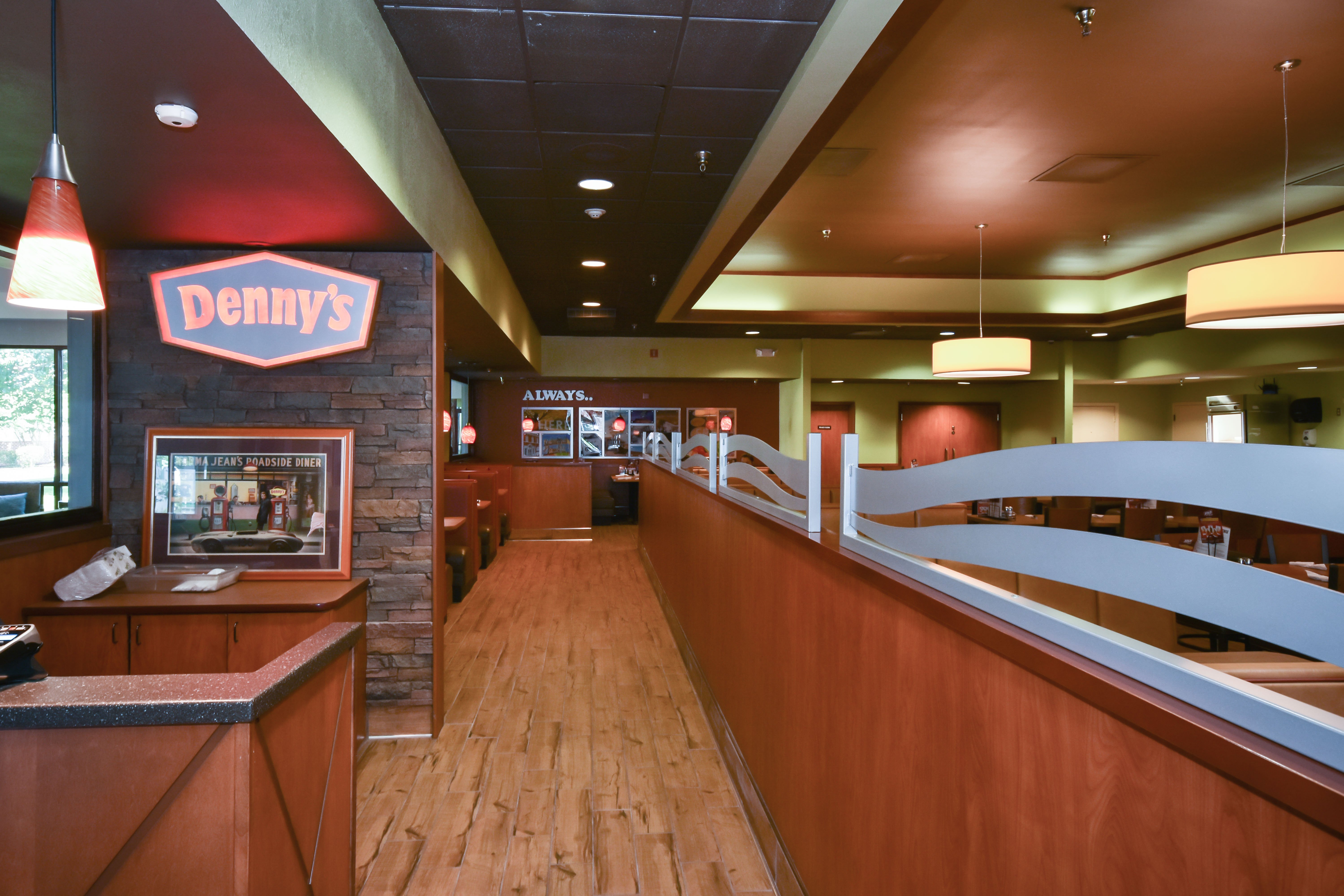 Denny's restaurant operates 24/7 with options on the menu for all.