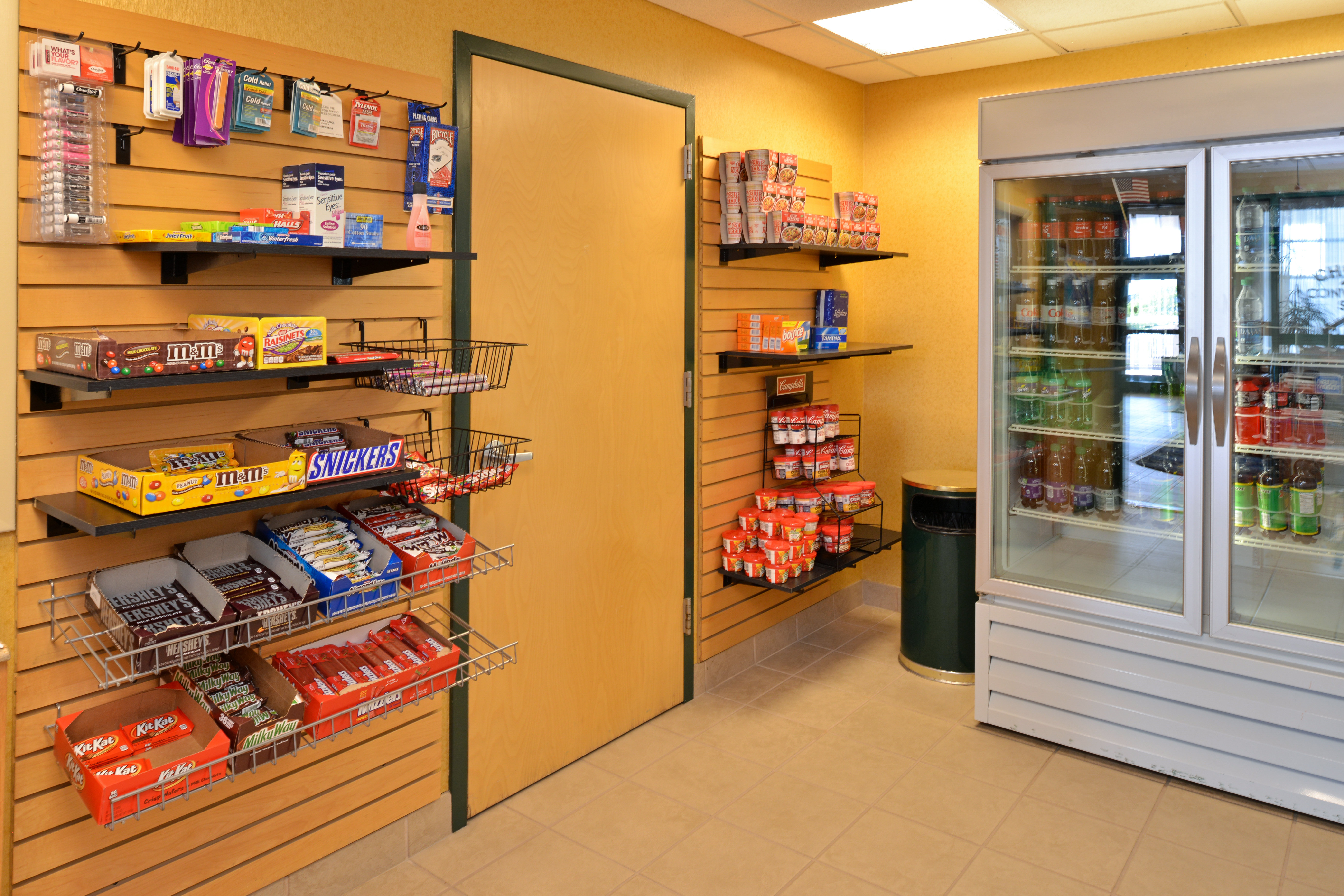 Choices convenience store is open 24 hours w/ a variety of snacks