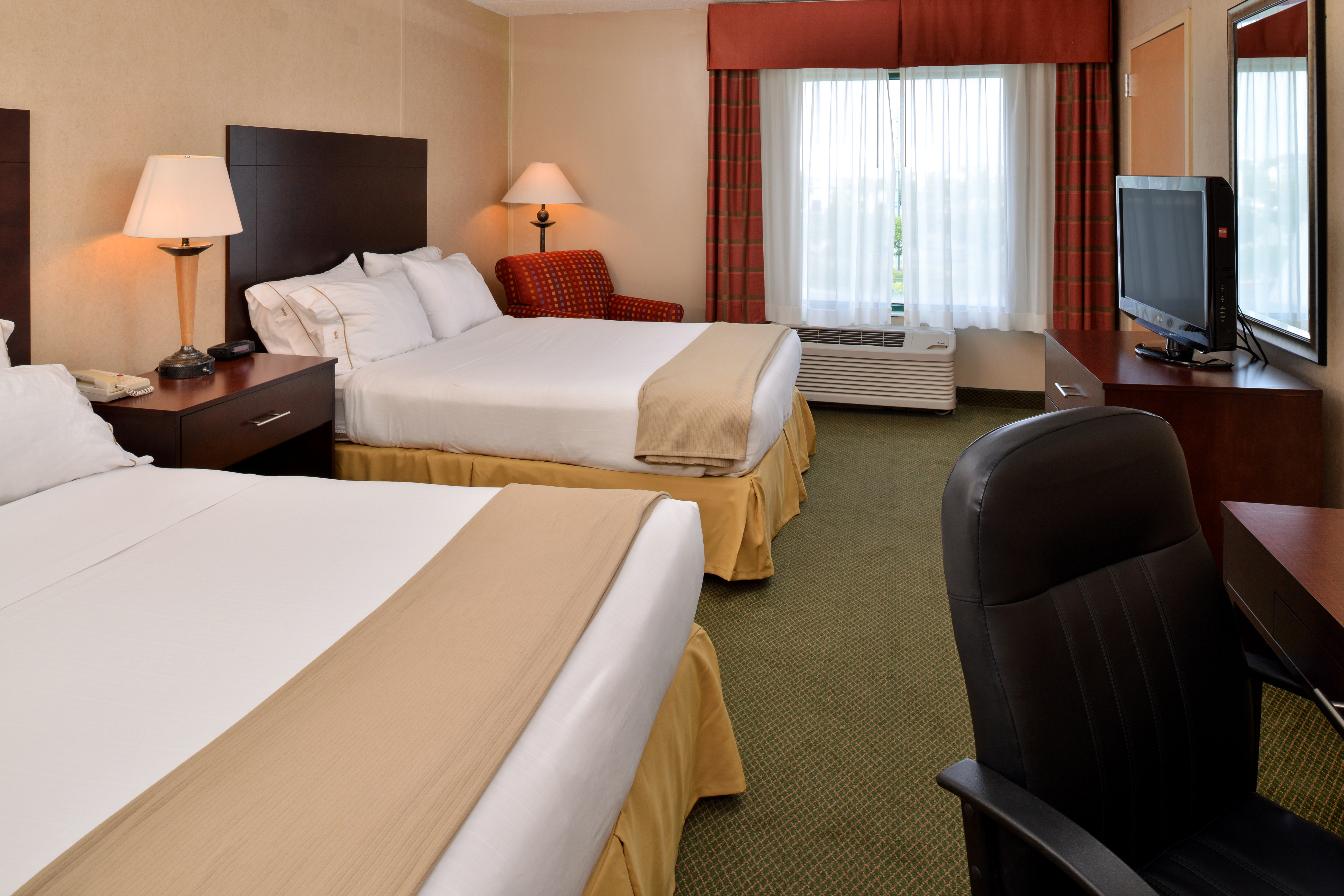 Relax and enjoy our newly renovated room with two queen beds