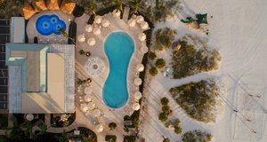 Sirata Beach Resort St Pete Beach - Sirata Beach Resort Aerial Sunset One F