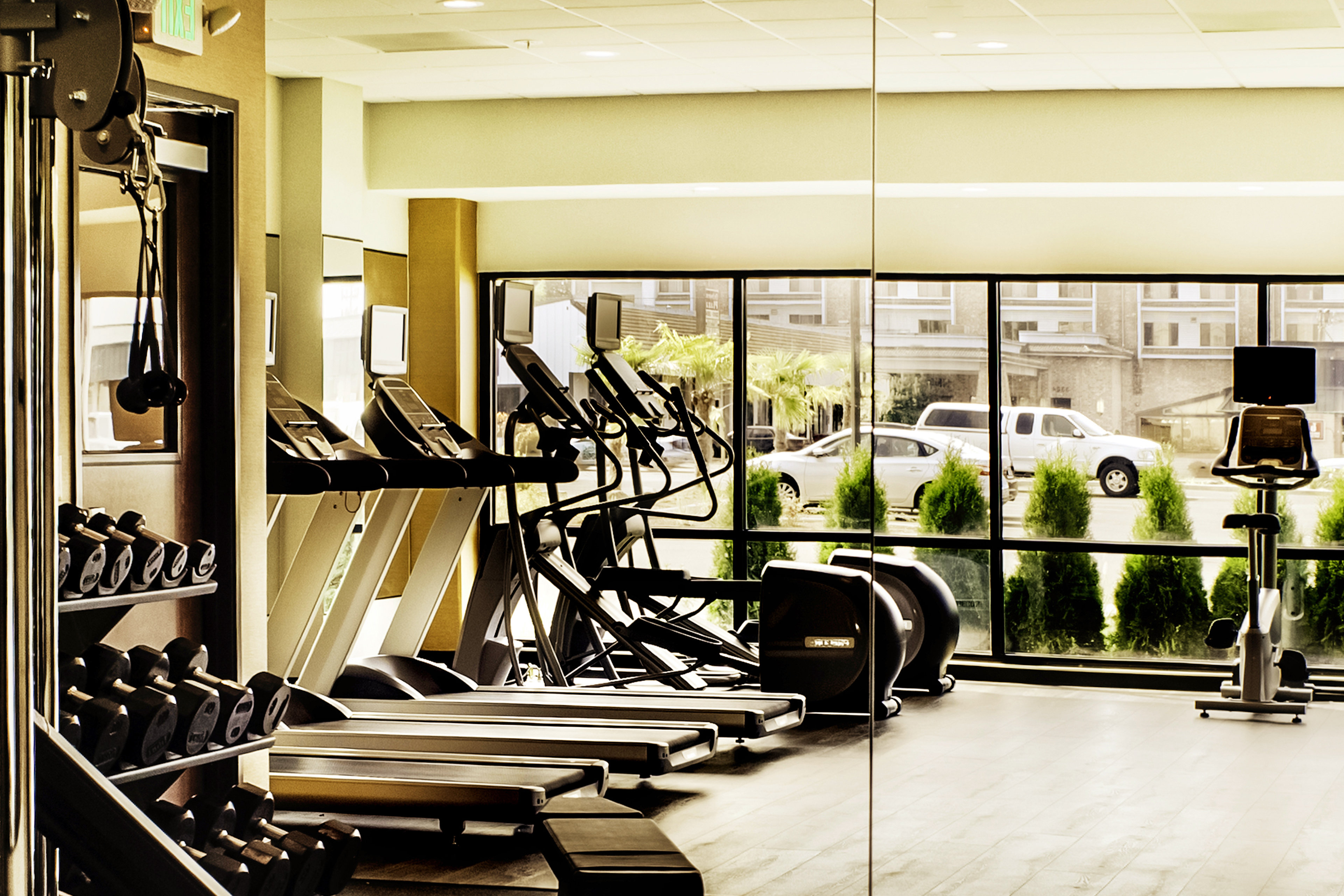 Our Fitness Center has everything needed for an effective workout!