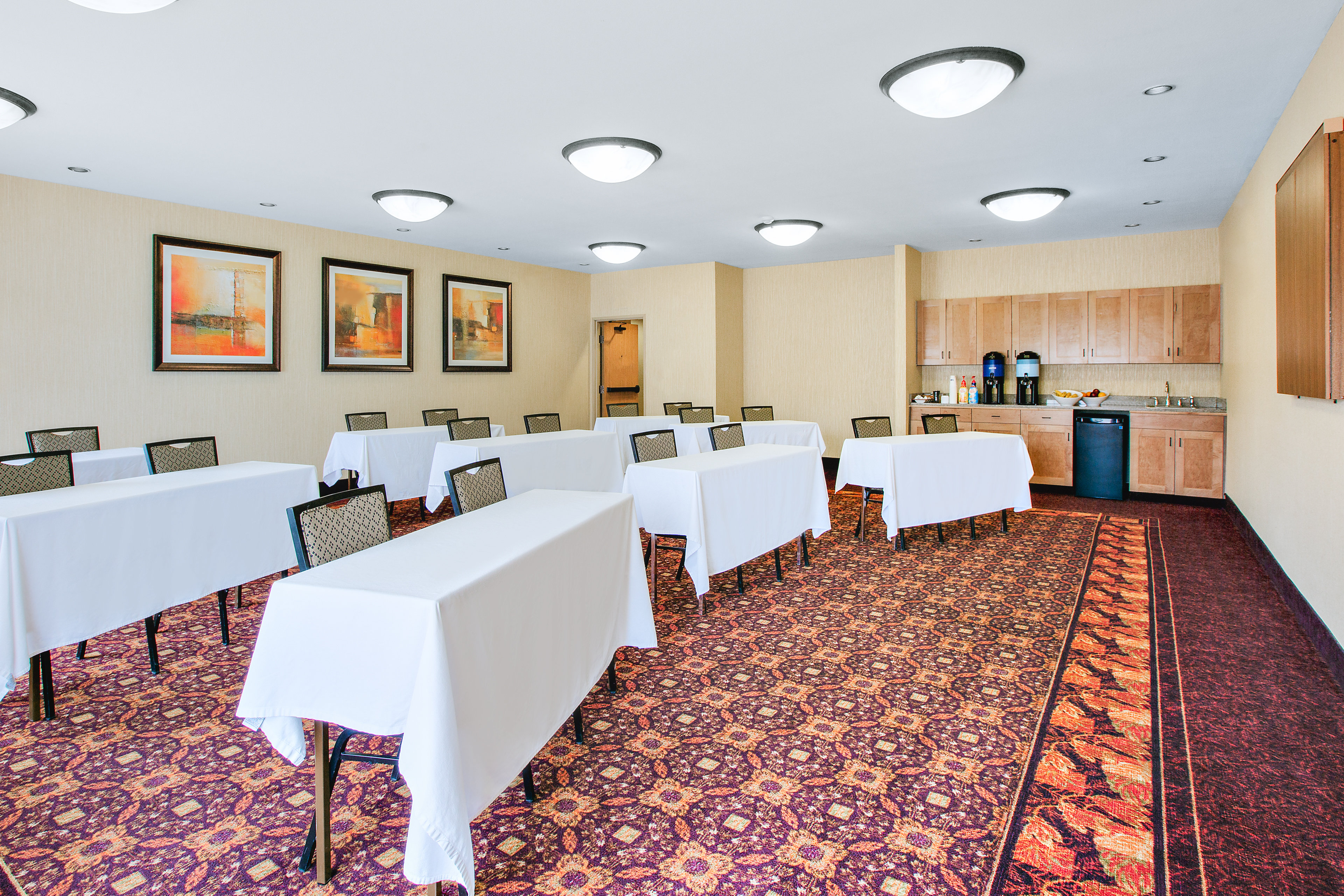 Call to Book your next meeting and guest room block 307 686 9576