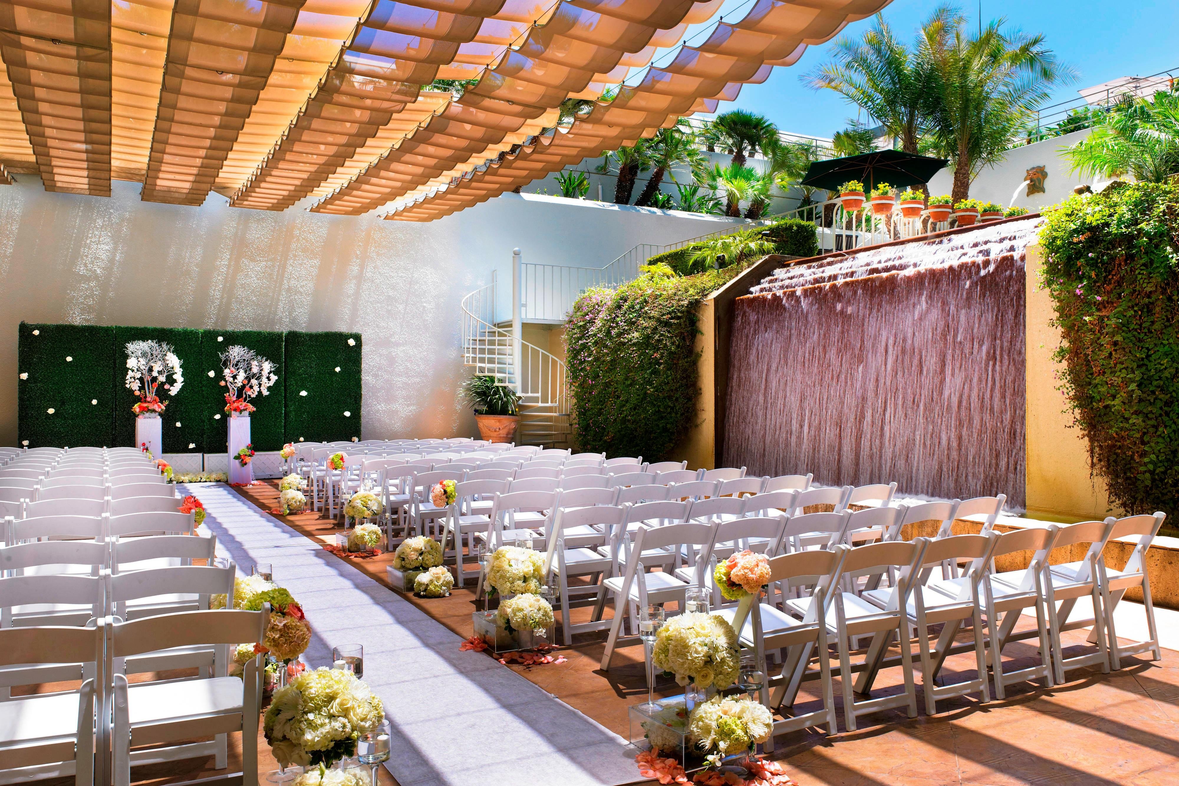 Waterfall Terrace - Wedding Ceremony