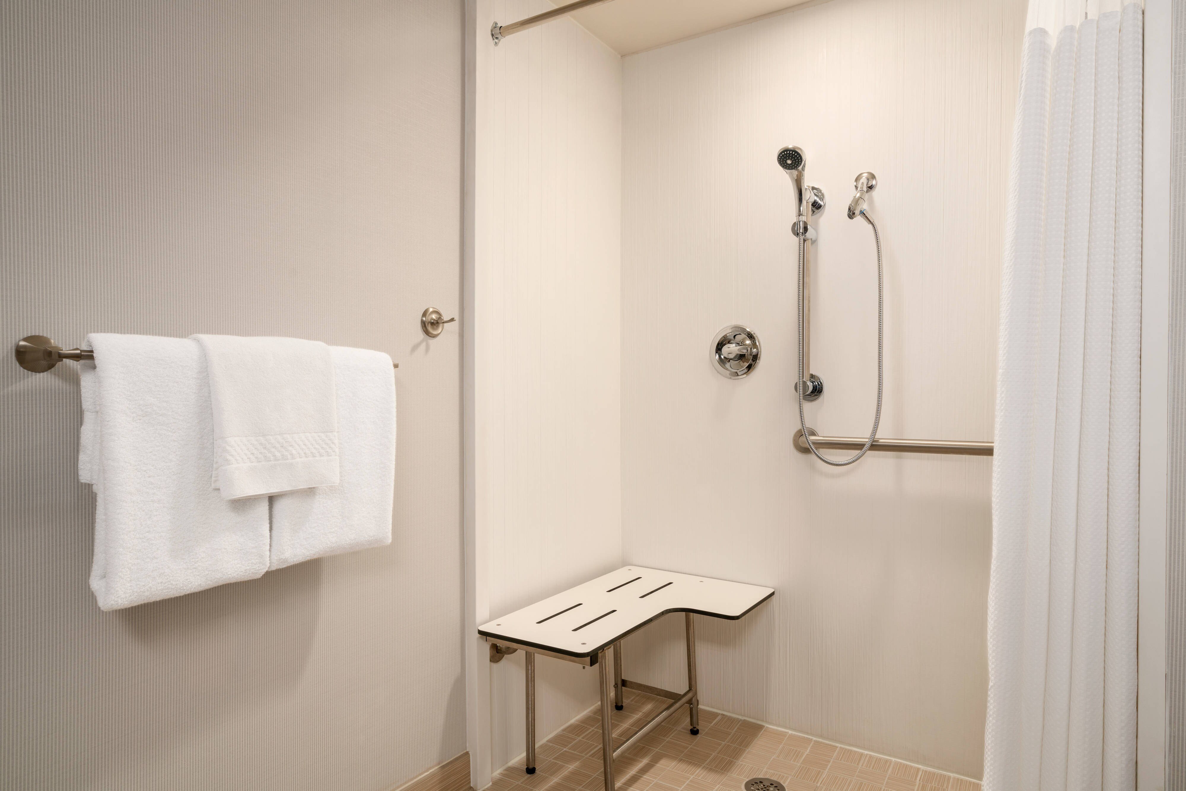 Accessible Bathroom - Roll-In-Shower