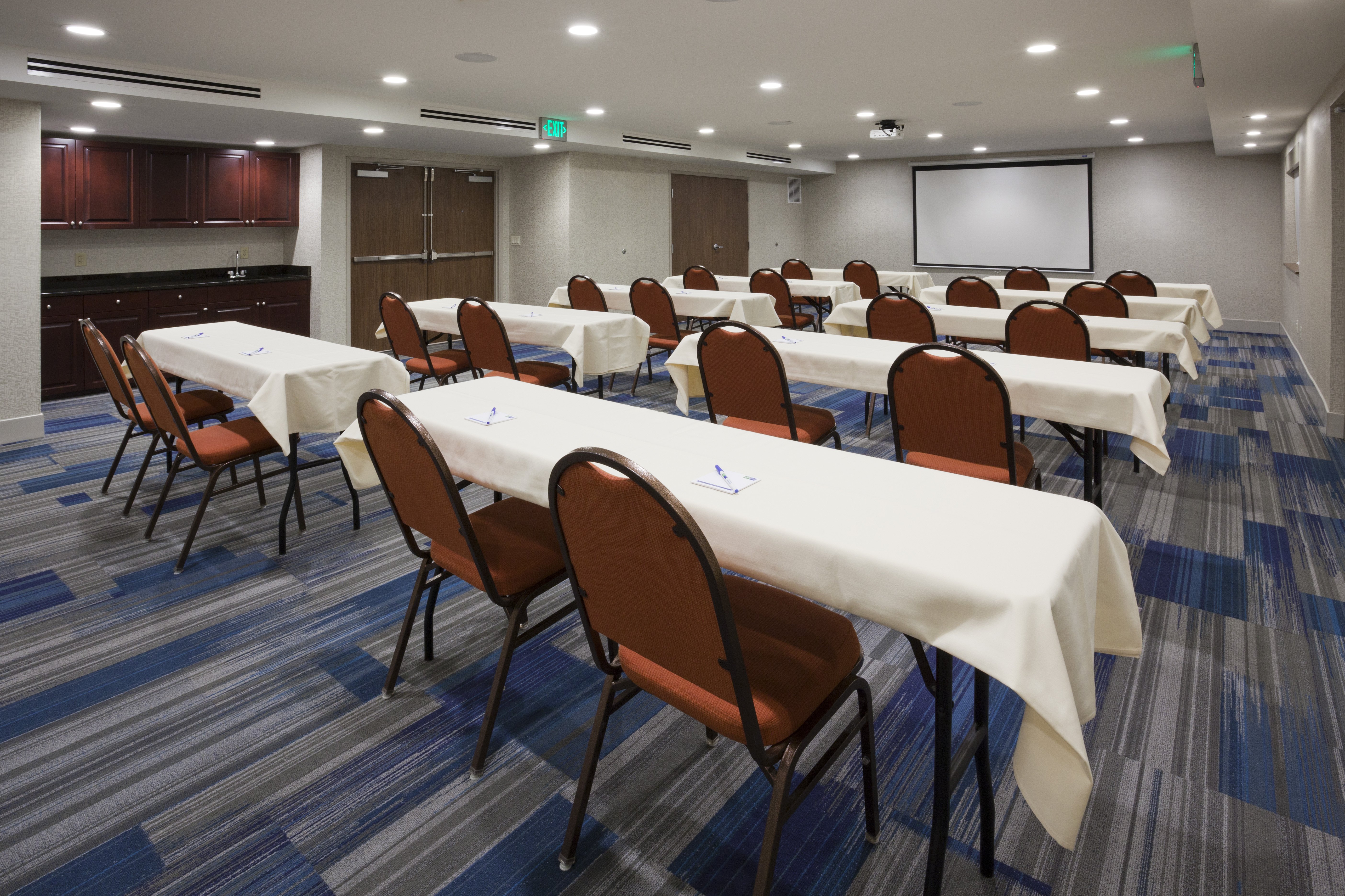 Host your next event in our meeting space, fits up to 50 people