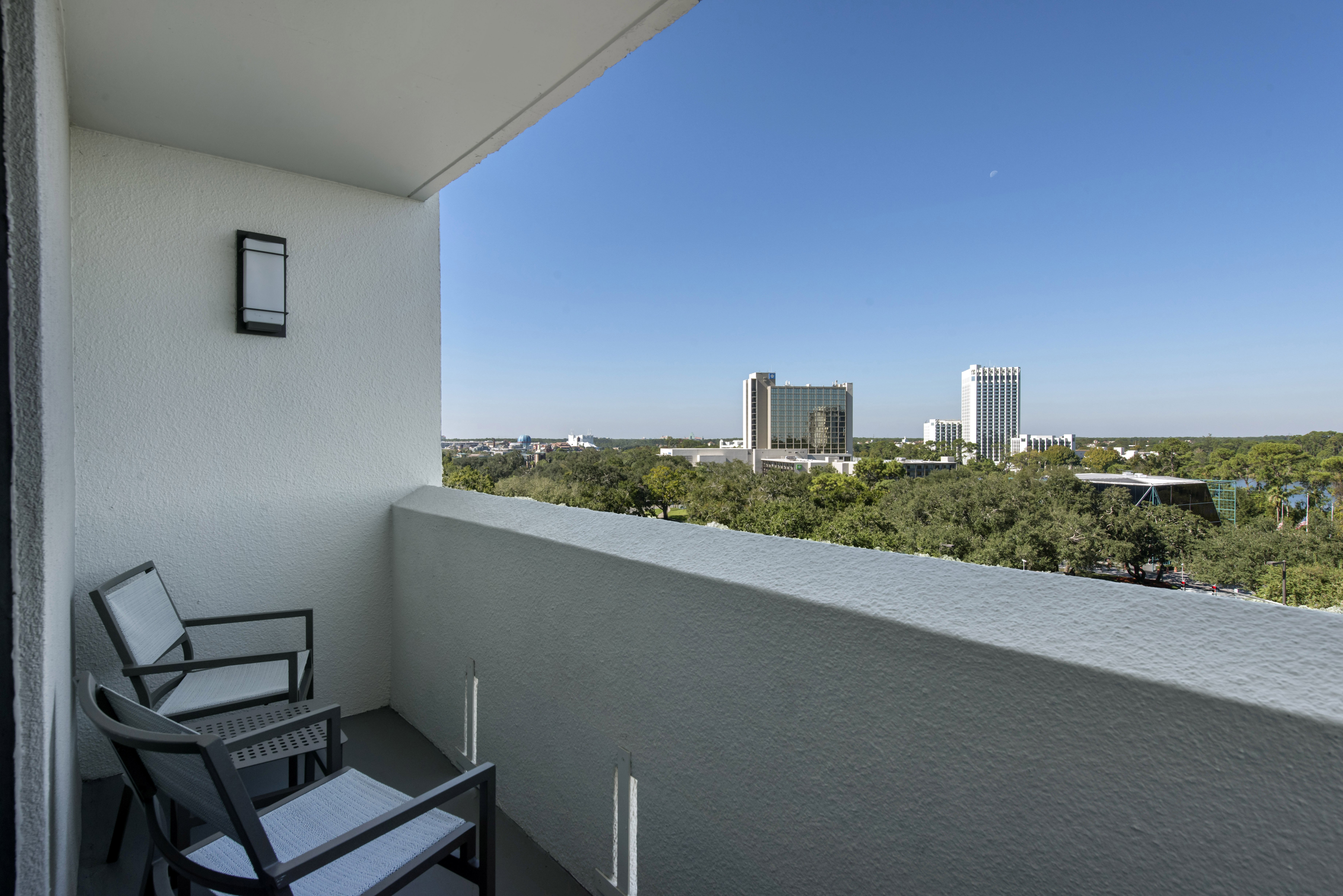 Enjoy views of Walt Disney World right from your balcony