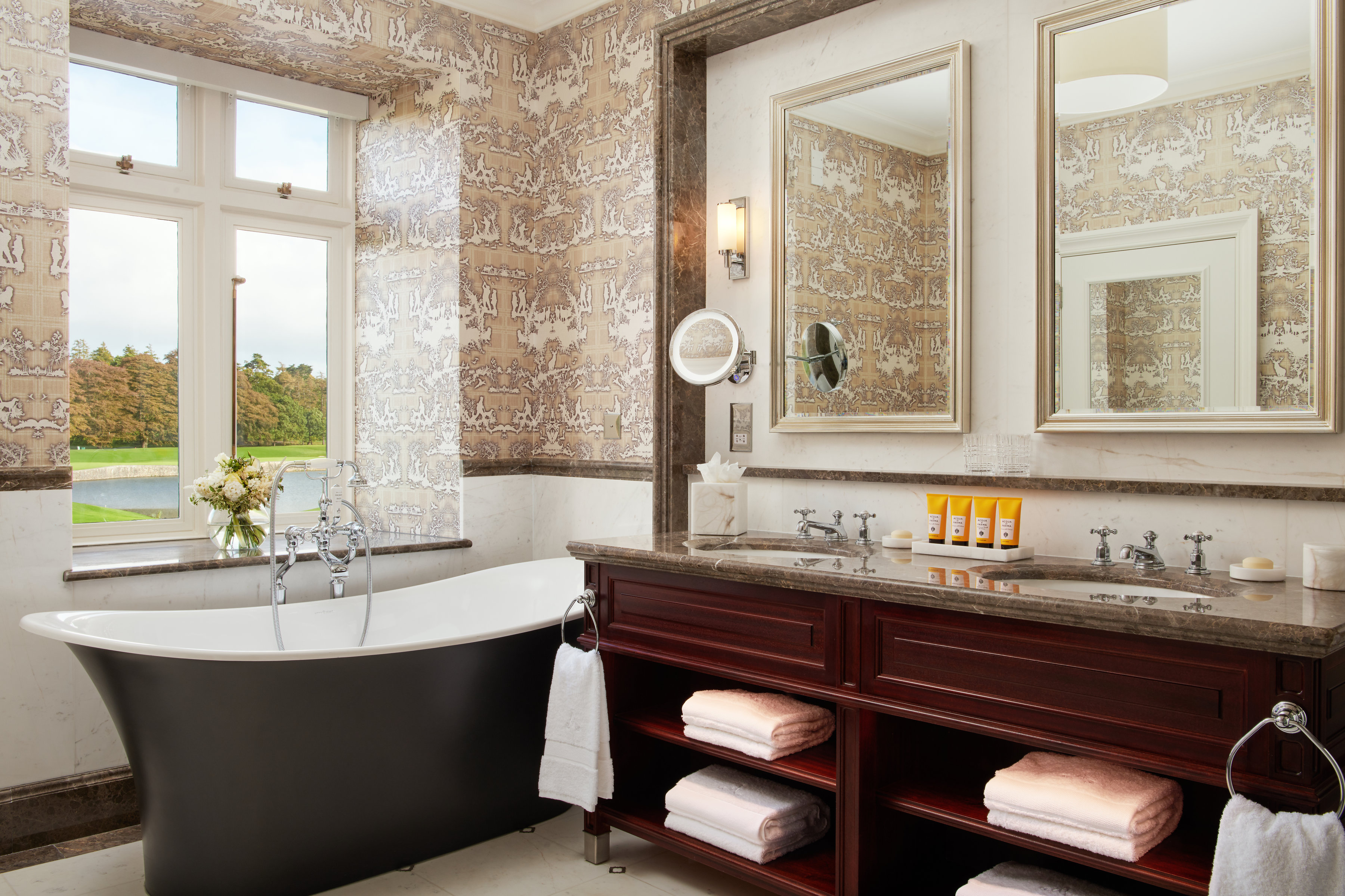 Adare Manor Hotel Golf Resort-guestroom-Deluxe King Bathroom At Adare Manor.jpg