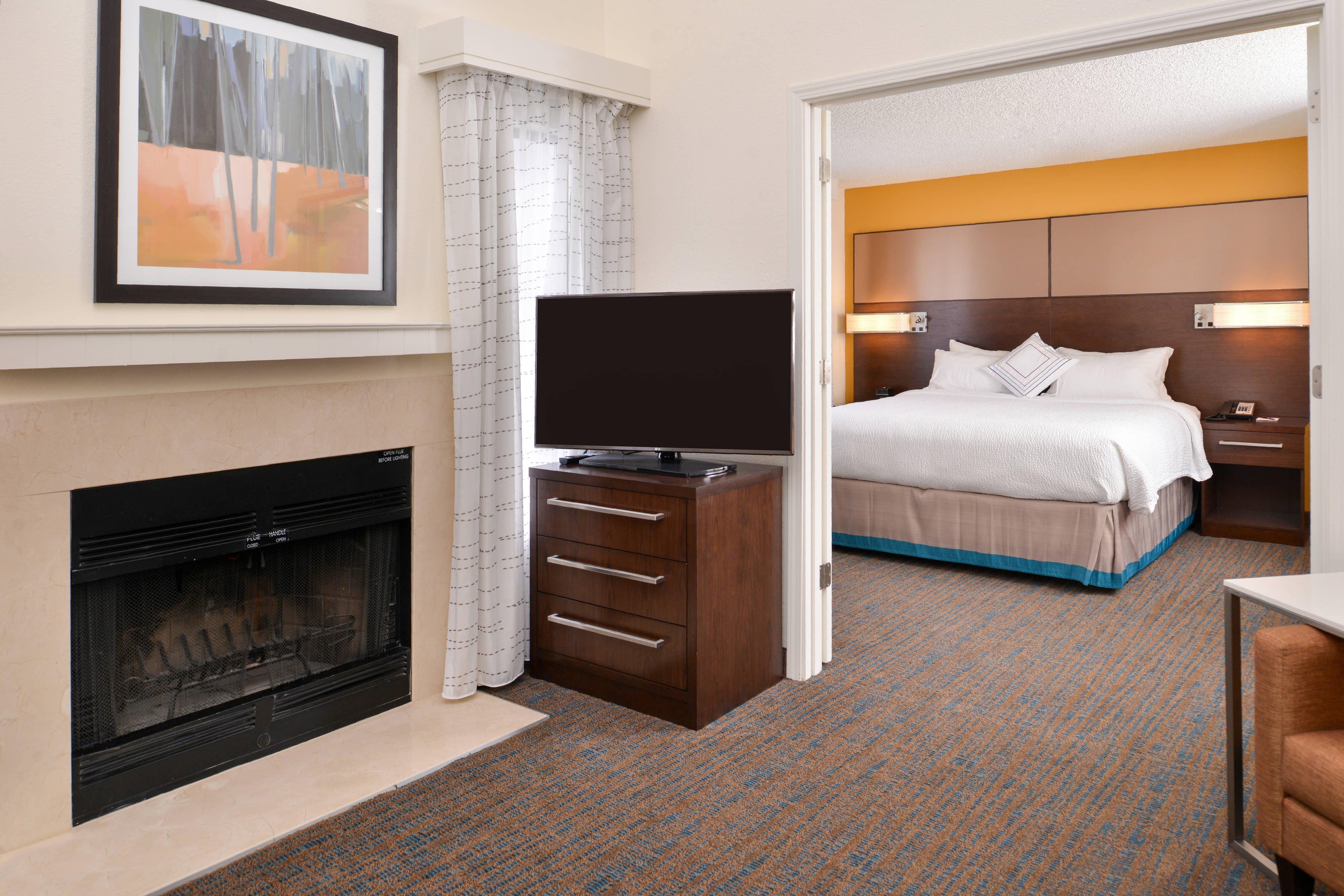 Penthouse Suite Living Area - King Bedroom