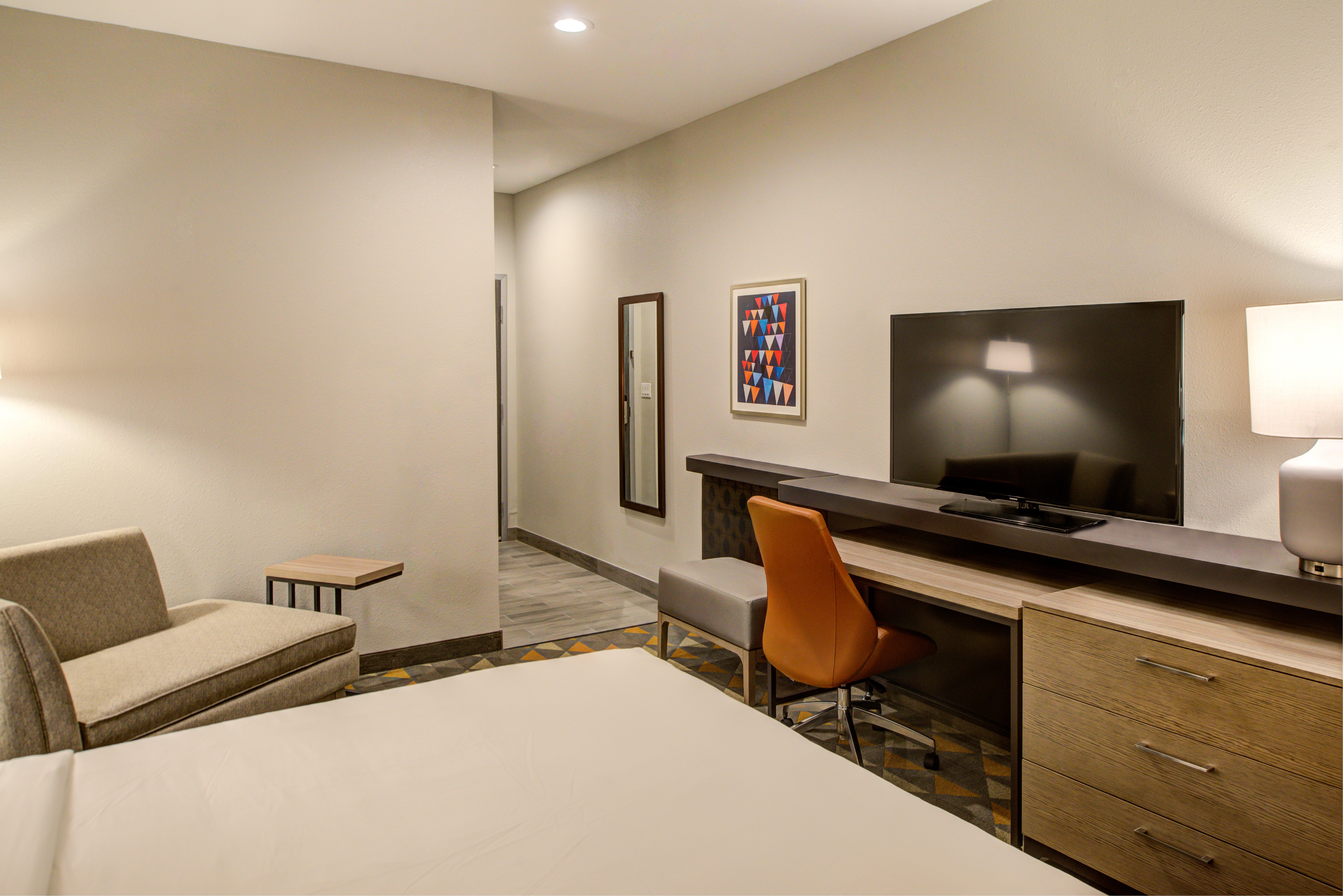 Enjoy a modern work area in our upscale hotel near West Houston