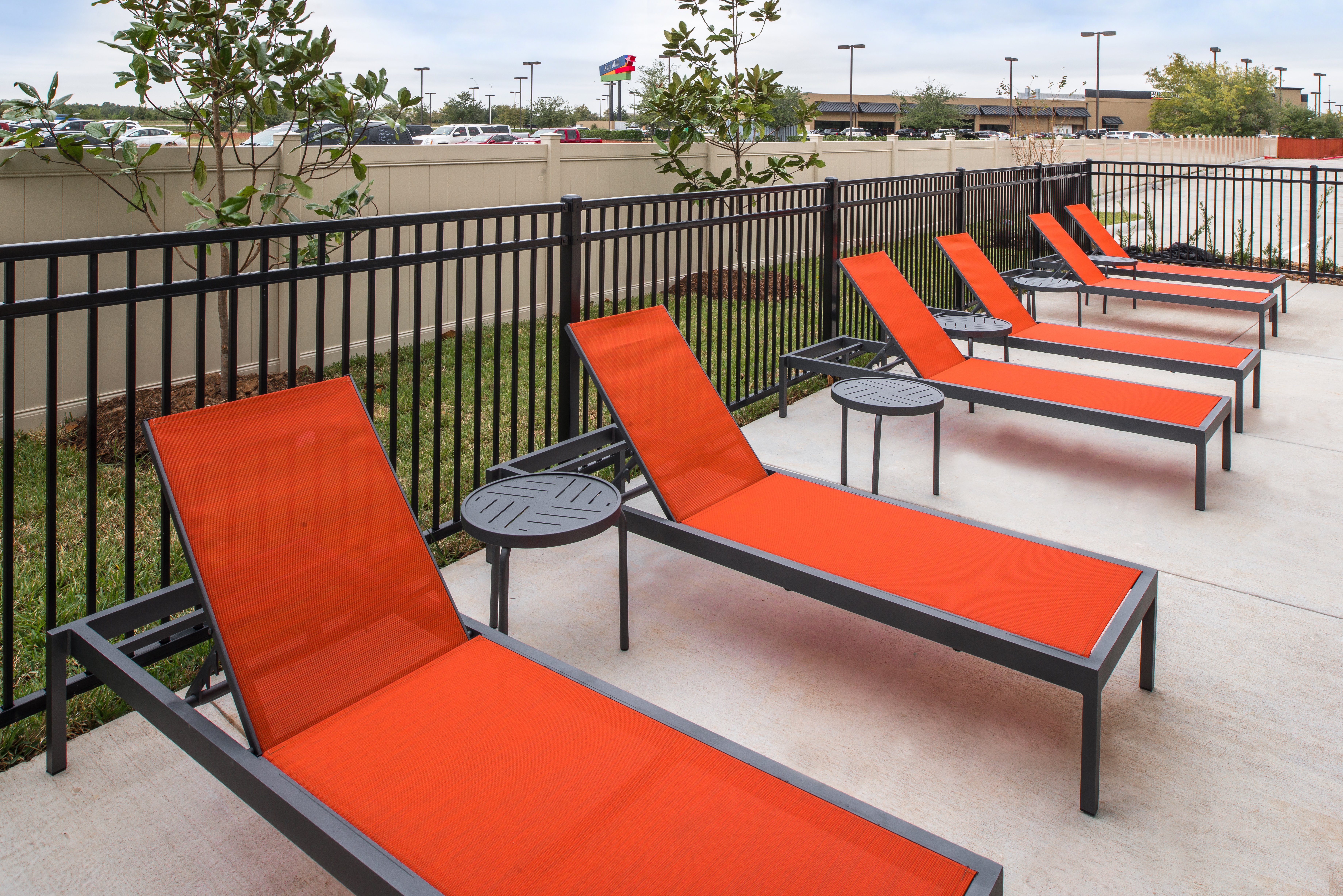 Outdoor Lounge at Holiday Inn Hotel & Suites Houston Katy Mills