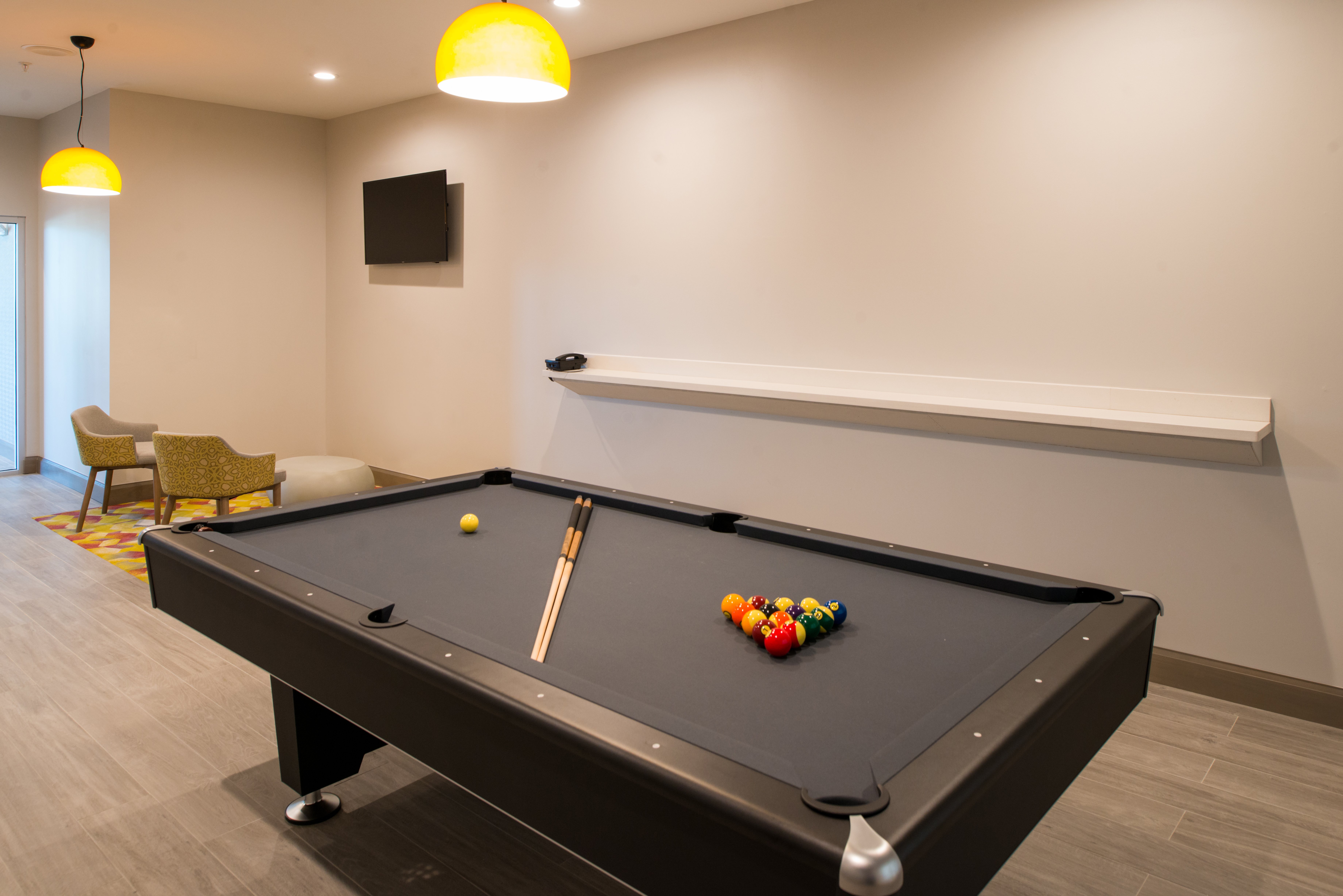 Complimentary Entertainment Room with Billiards Table