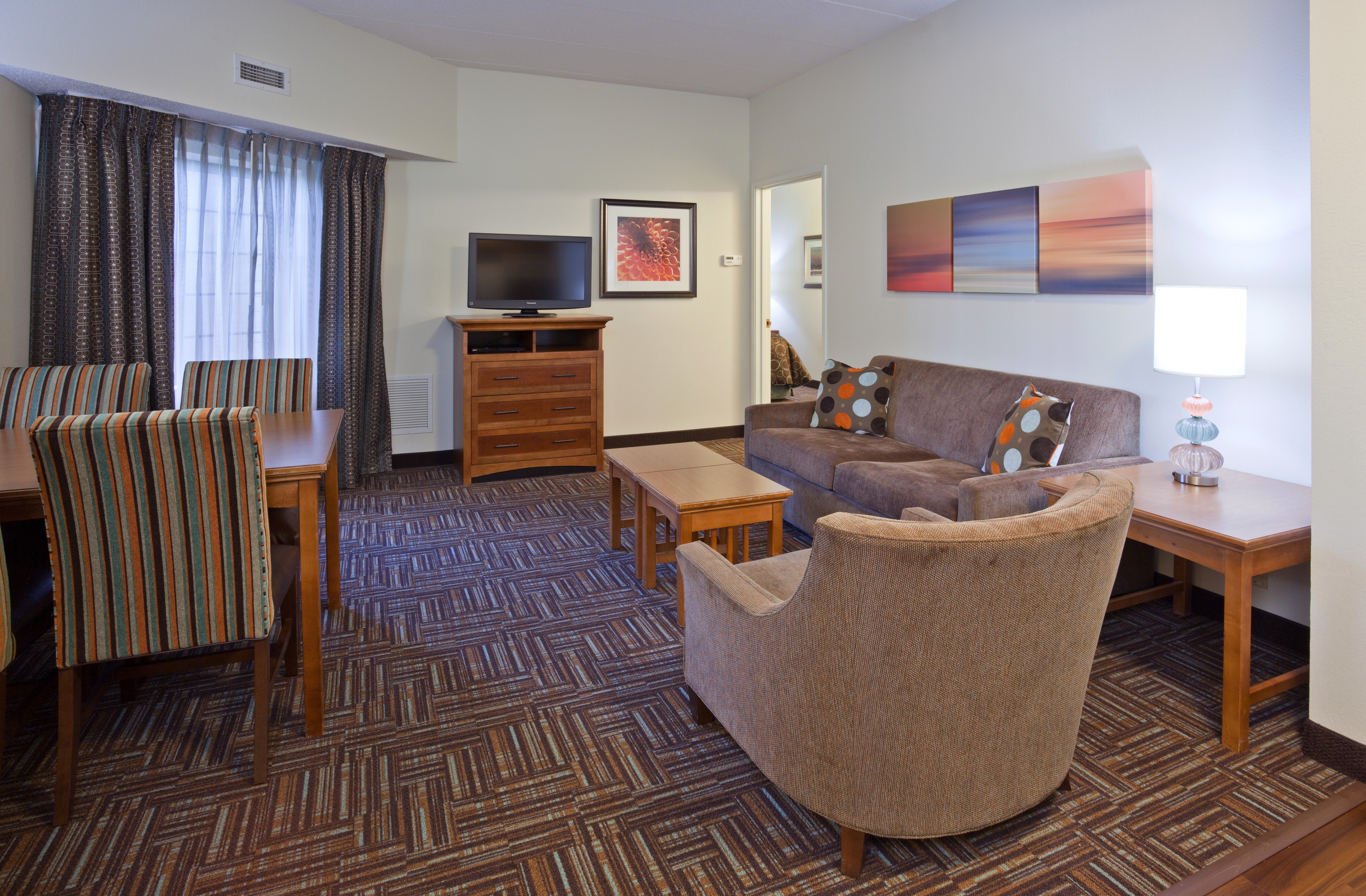 Reserve a two room suite for even more space.