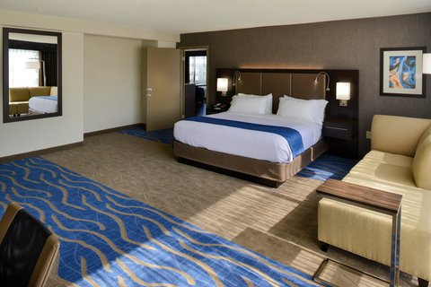 The large King room attached to a Hospitality Parlor, King Suite