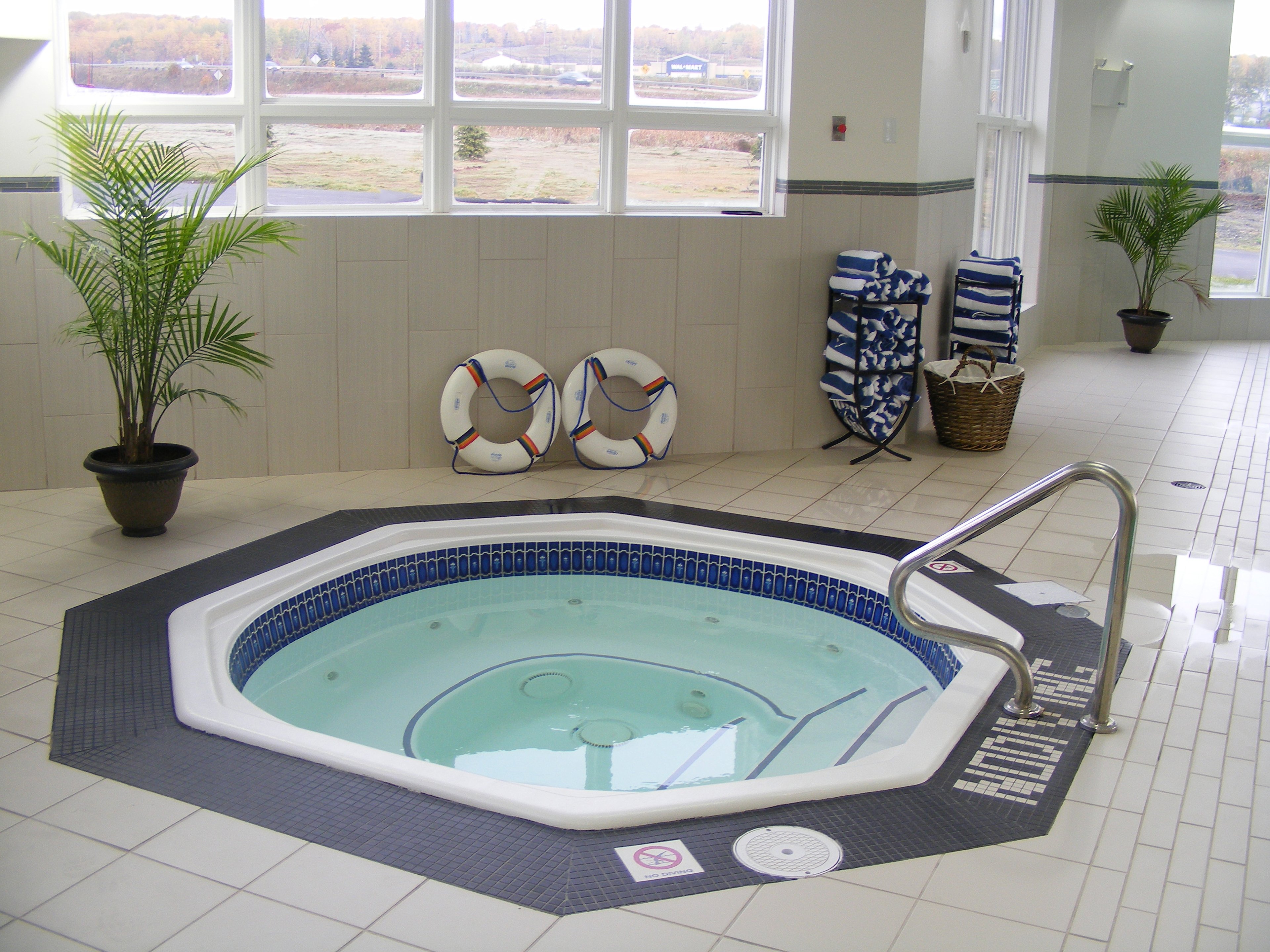 Relax and unwind in our hot tub