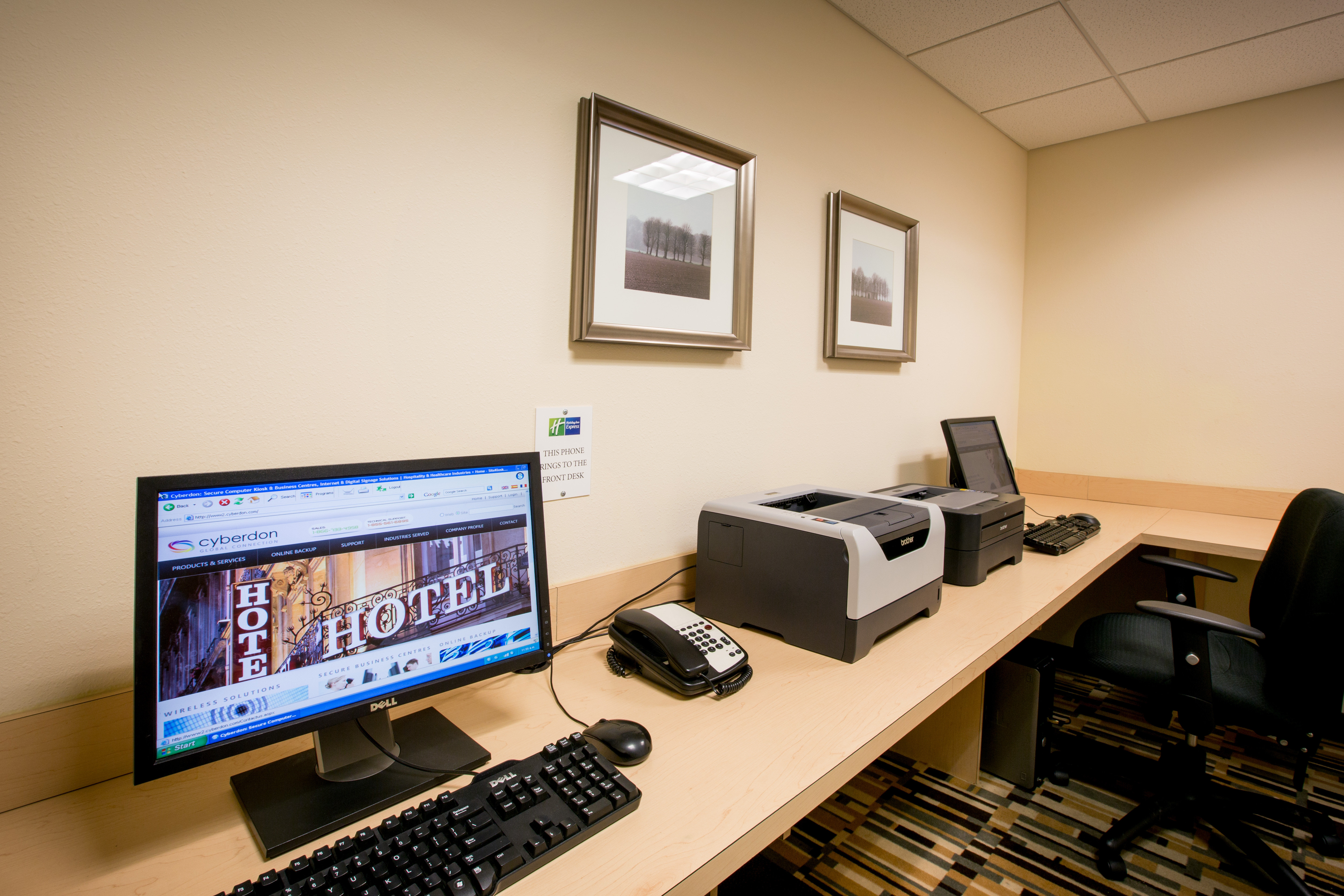 Stay Connected in our complimentary Business Center