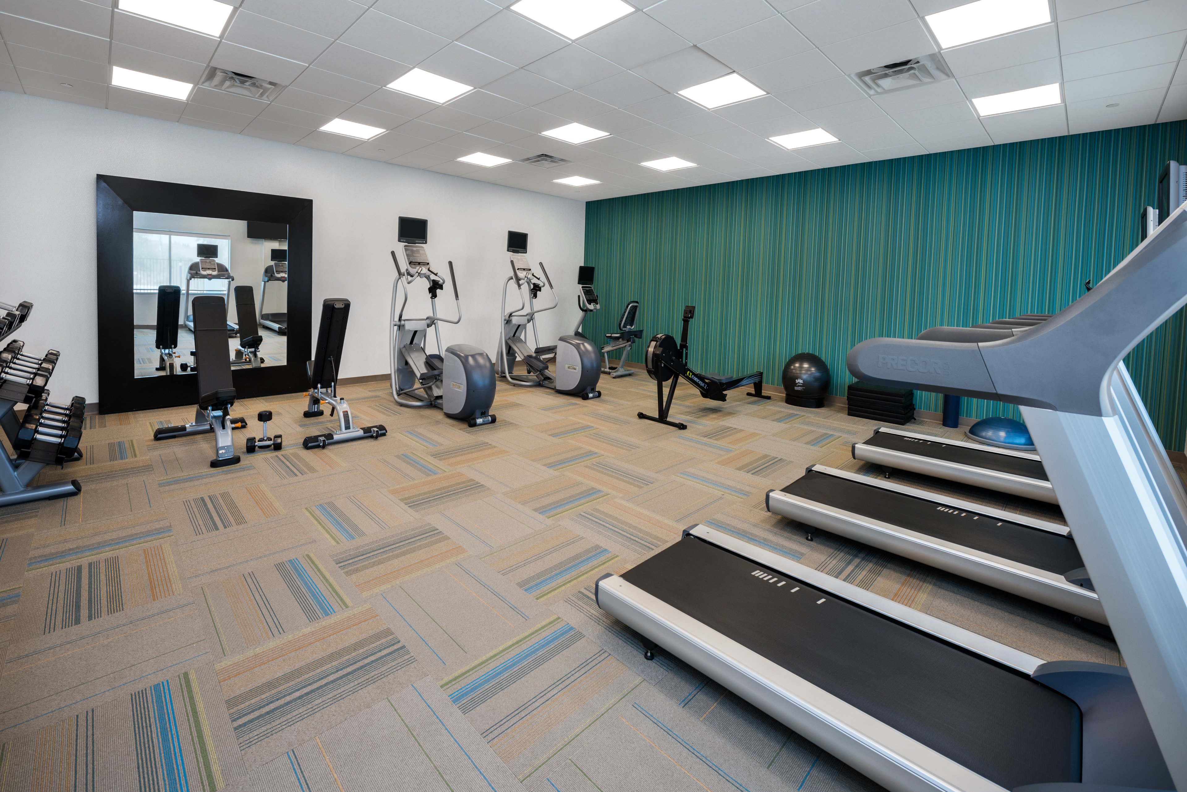 Get in your daily exercise in our complimentary Fitness Center. 