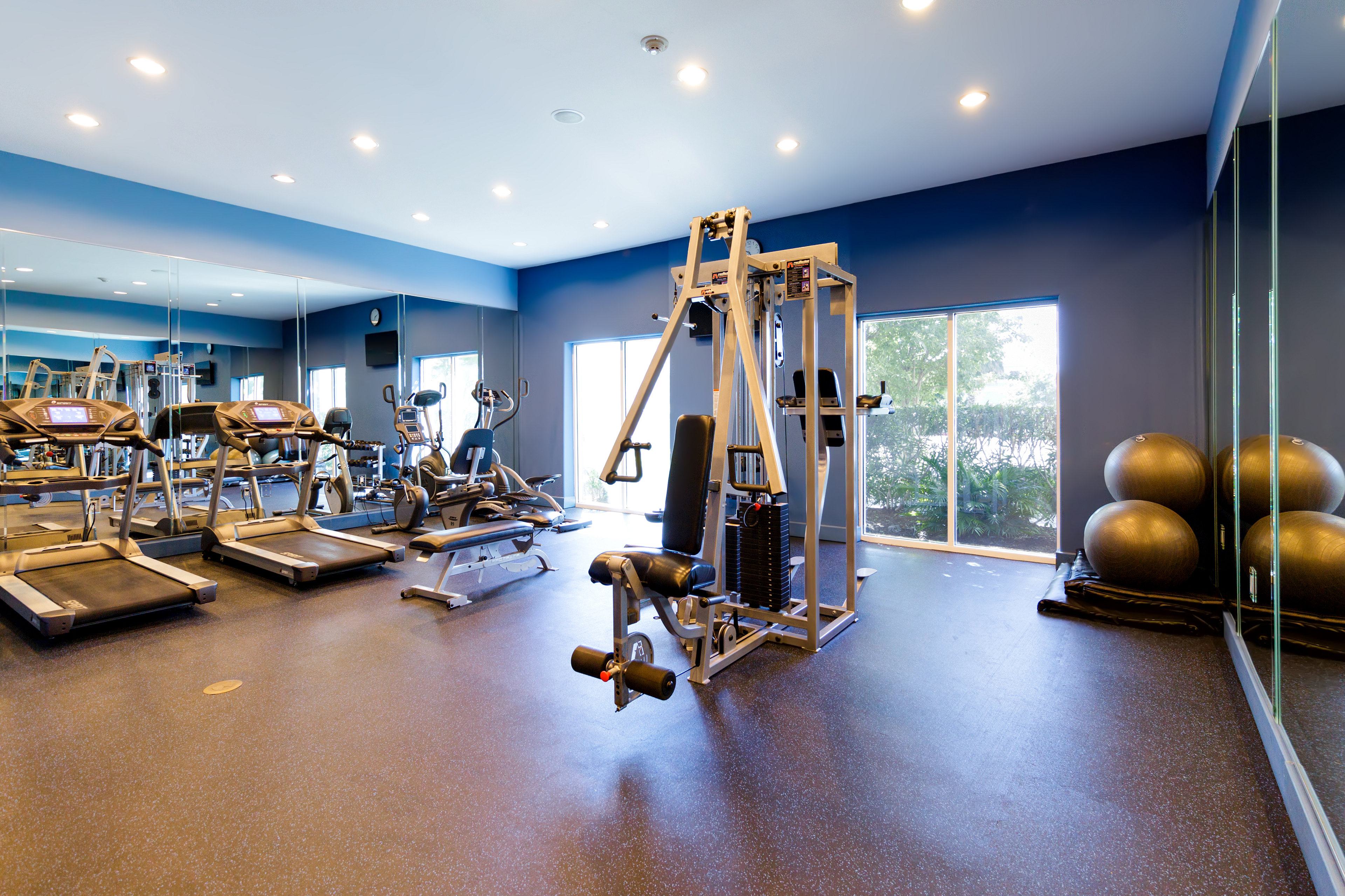 Spacious Fitness Center at Holiday Inn Webster