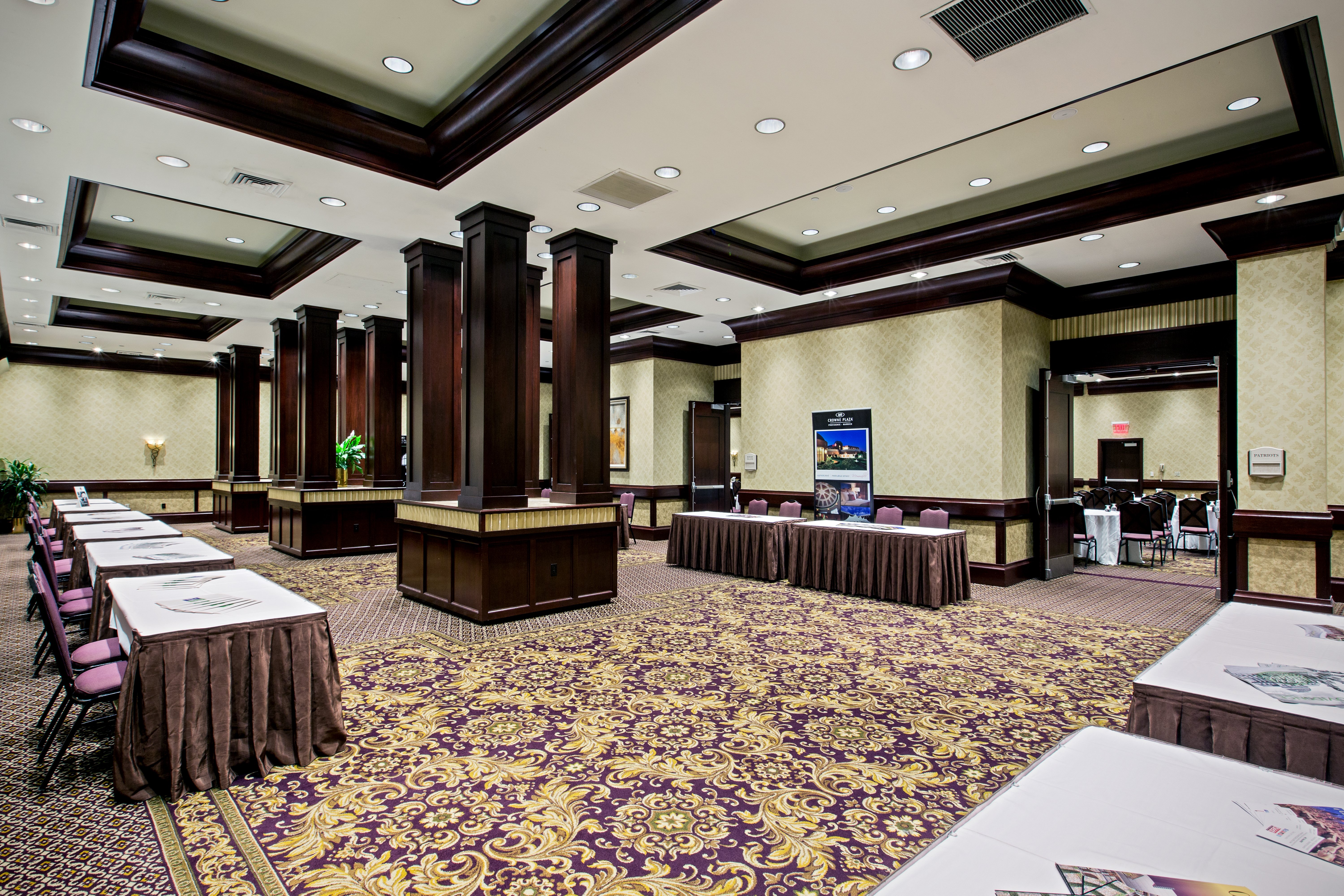 Awe-inspiring design and ballroom space for your grand event.