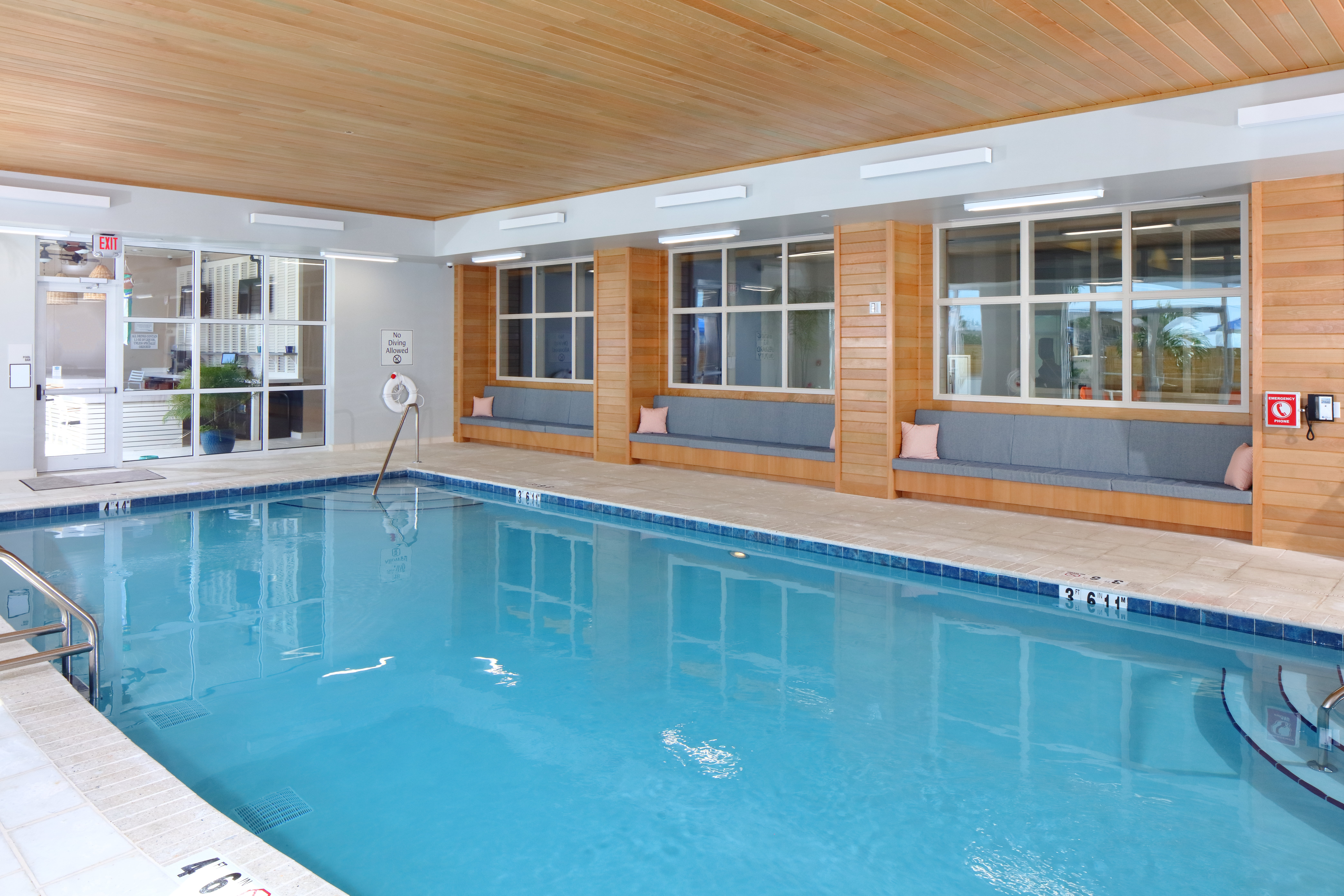 Year round fun with our heated indoor pool