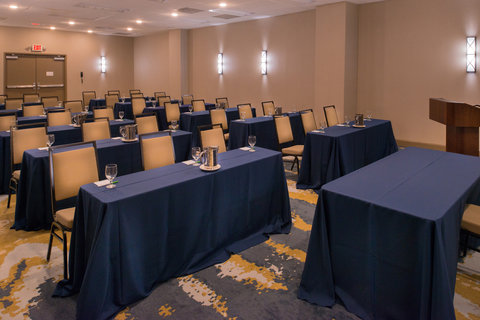 The Lindell room with classroom seating for up to 36