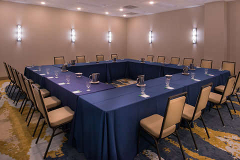 The Lafayette can accomodate 24 conf, 32 theatre, 30 classroom