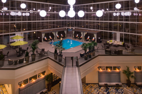 Indoor Heated Pool and surrounding Pool Deck