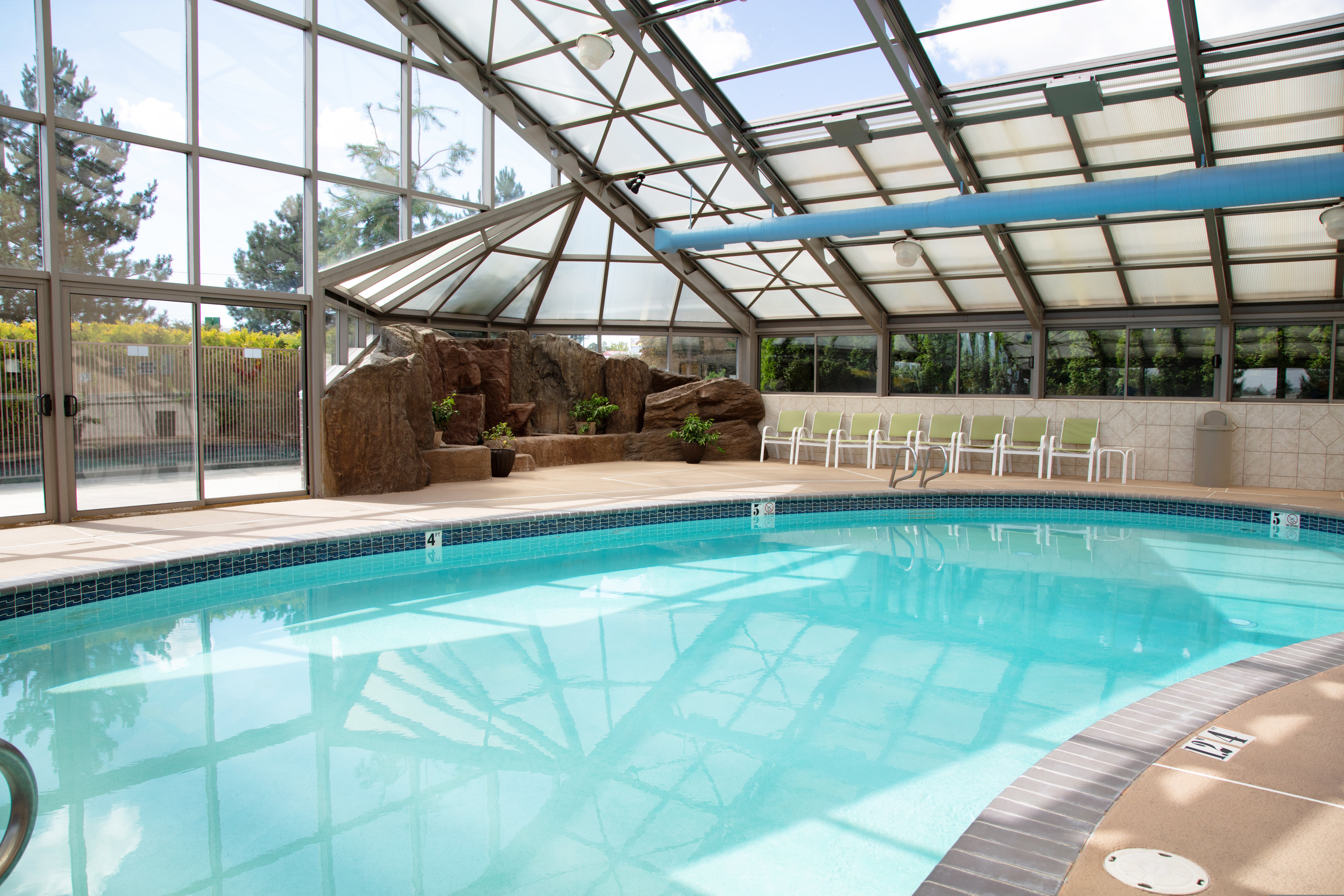 Take a refreshing dip in our indoor pool.