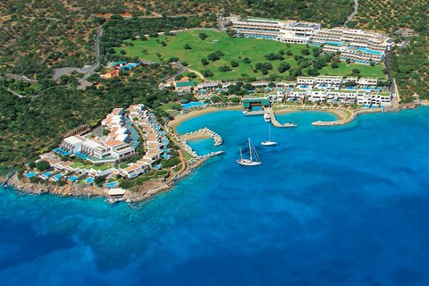 Porto Elounda Aerial View