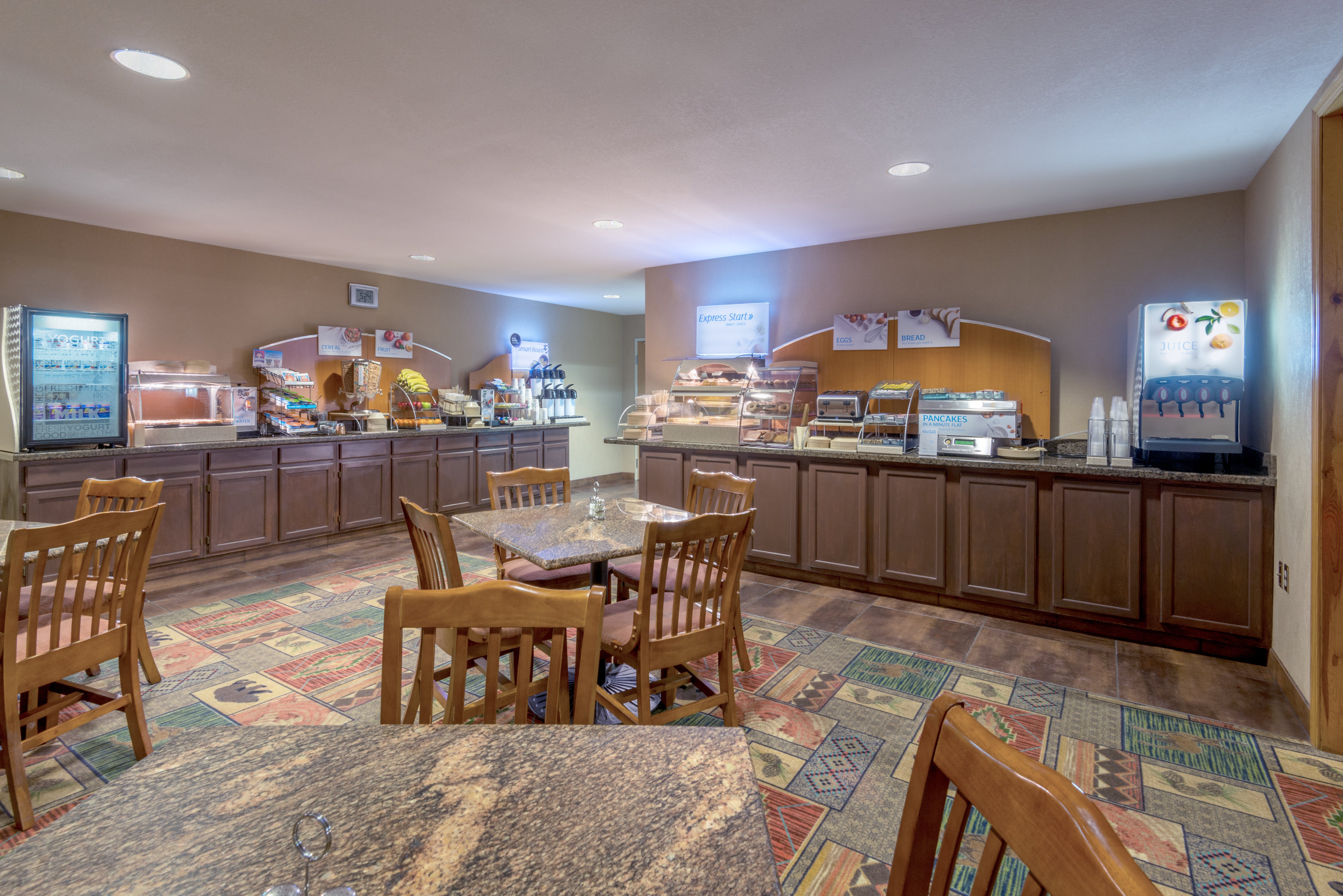 Enjoy breakfast from our Breakfast Bar at our Raton NM hotel