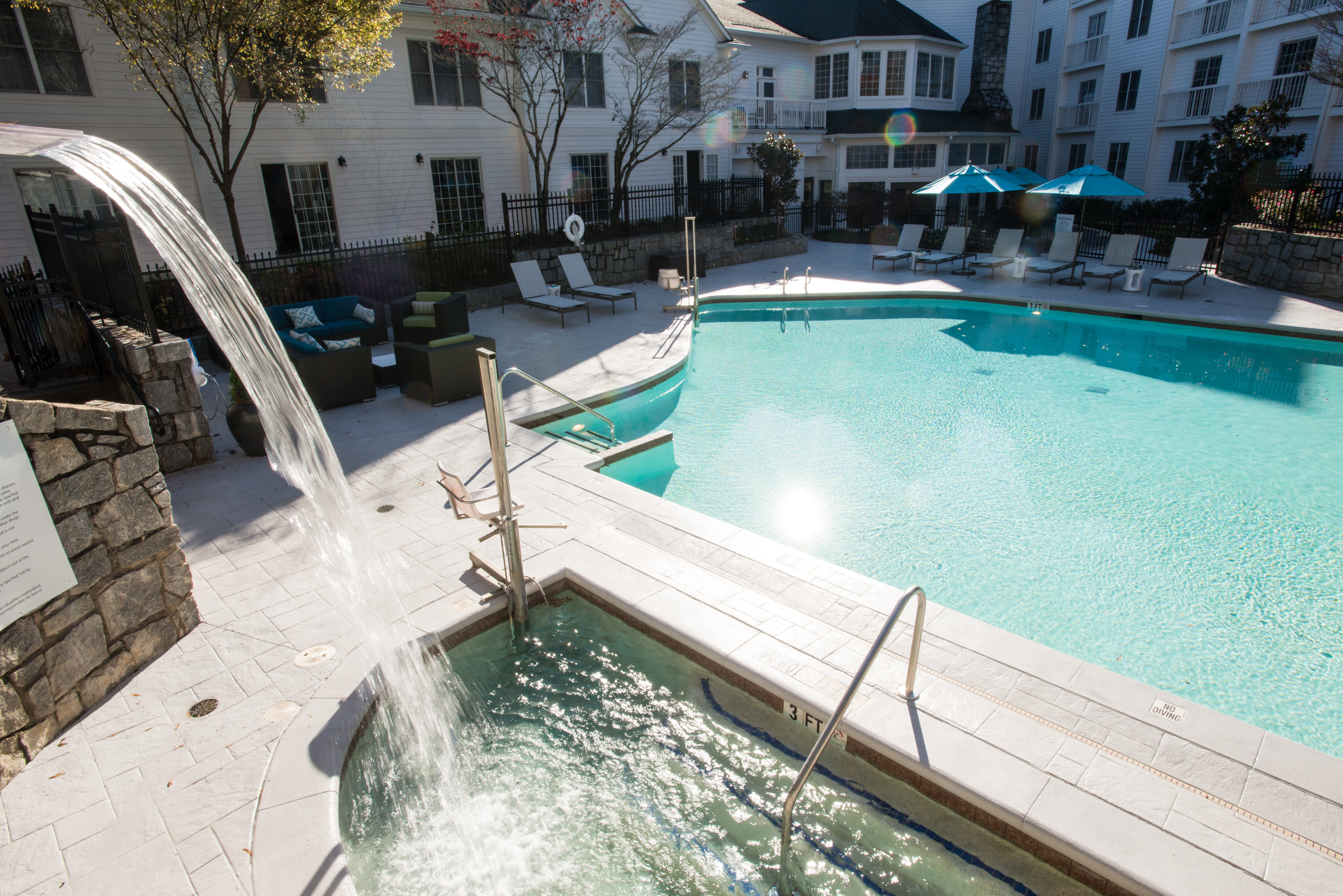 Have a morning or afternoon dip in our outdoor Swimming Pool