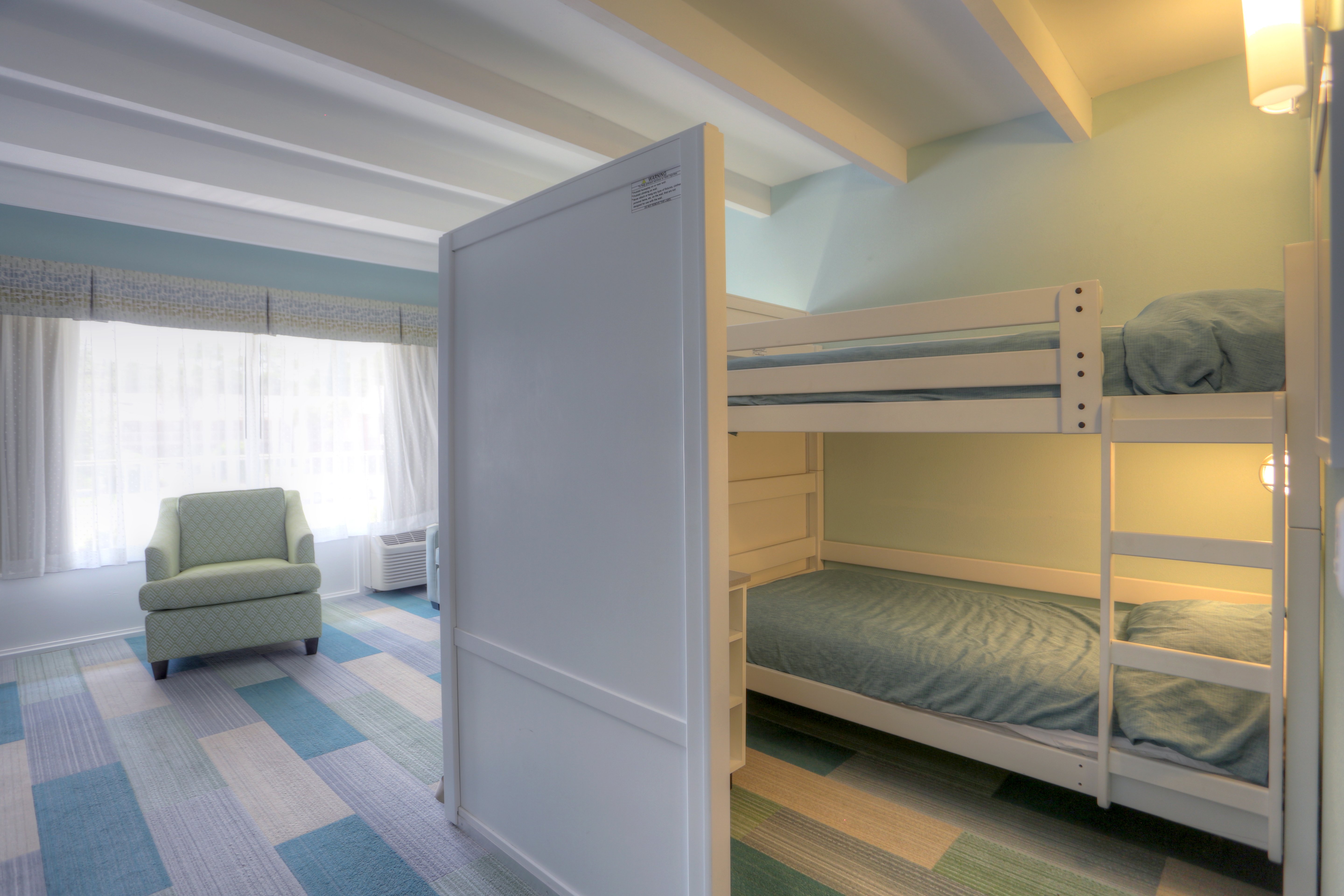 The Kid???s Suite includes bunk beds for your little ones to enjoy!