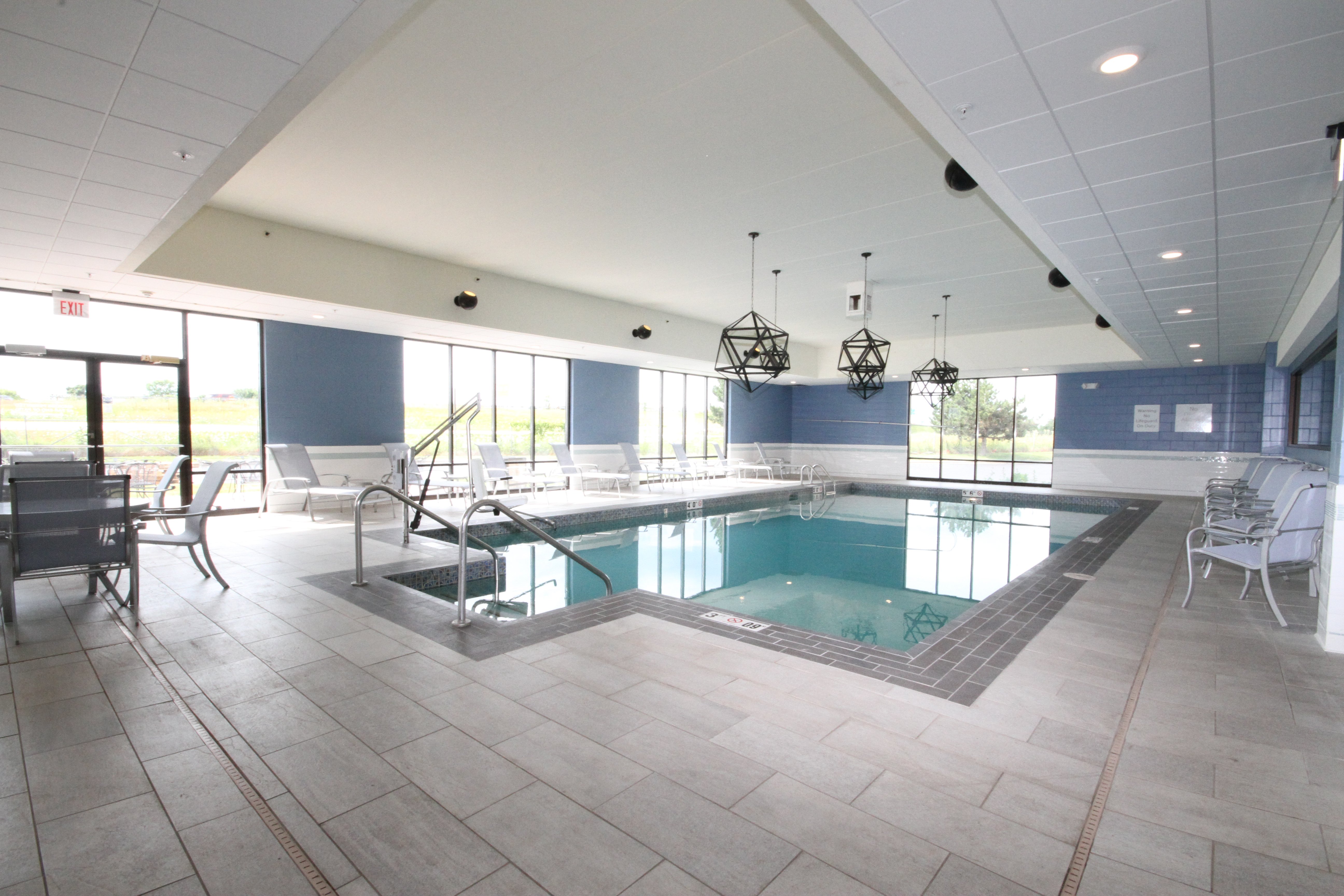 Janesville hotel with indoor pool - perfect for family fun!