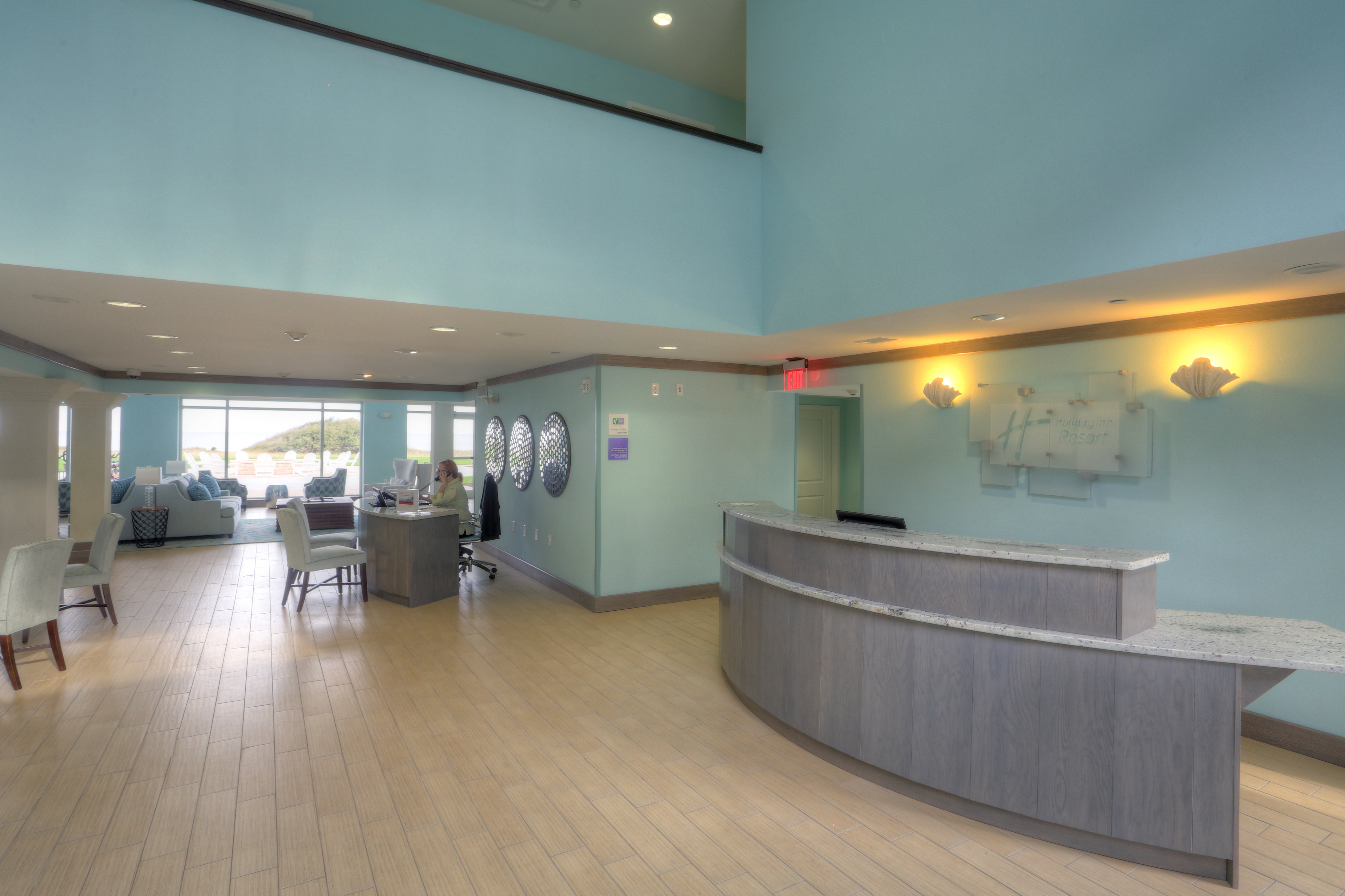 Check-in at the Front Desk located in our oceanfront lobby